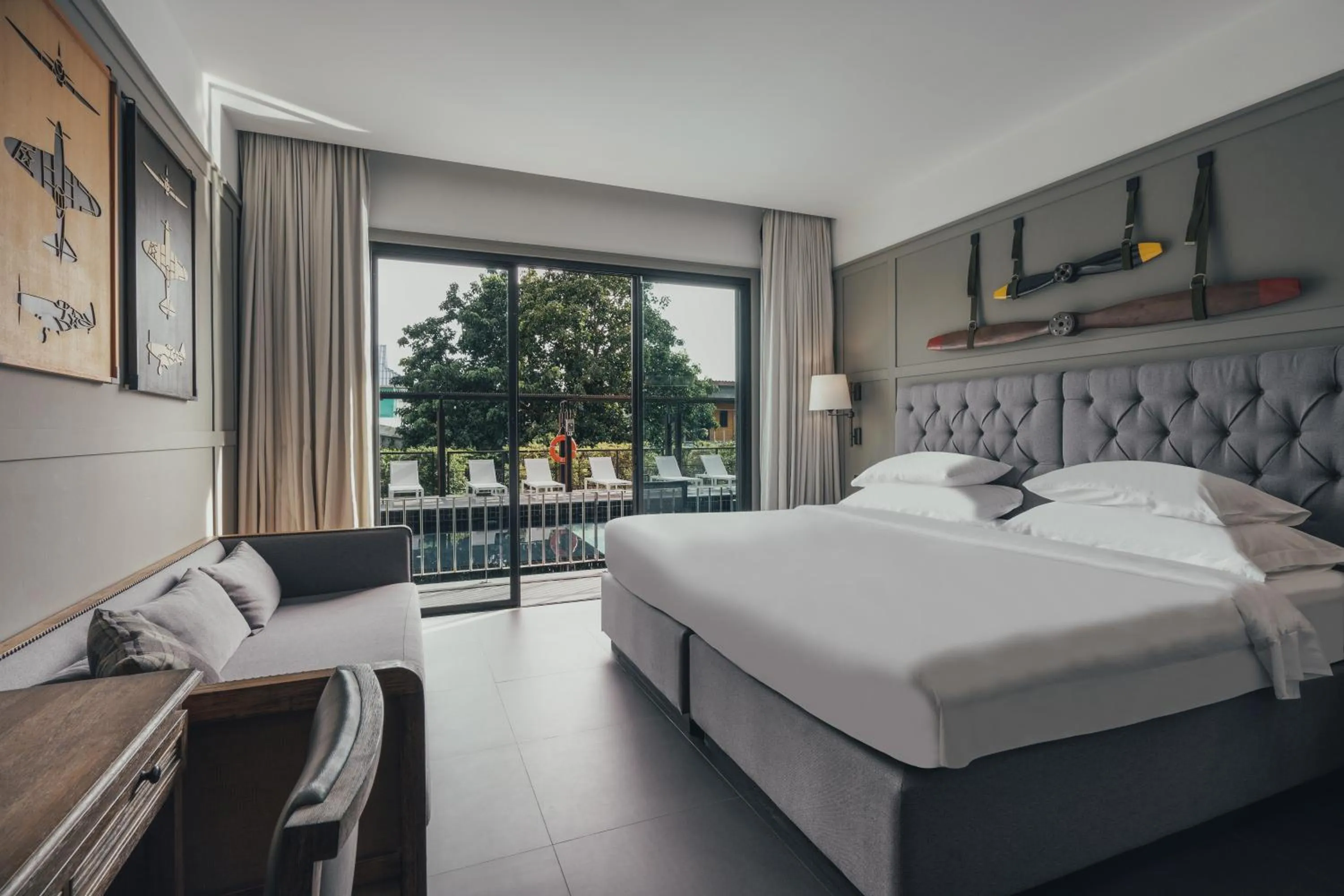 Coffee/tea facilities, Bed in Sugar Marina Hotel -AVIATOR- Phuket Airport