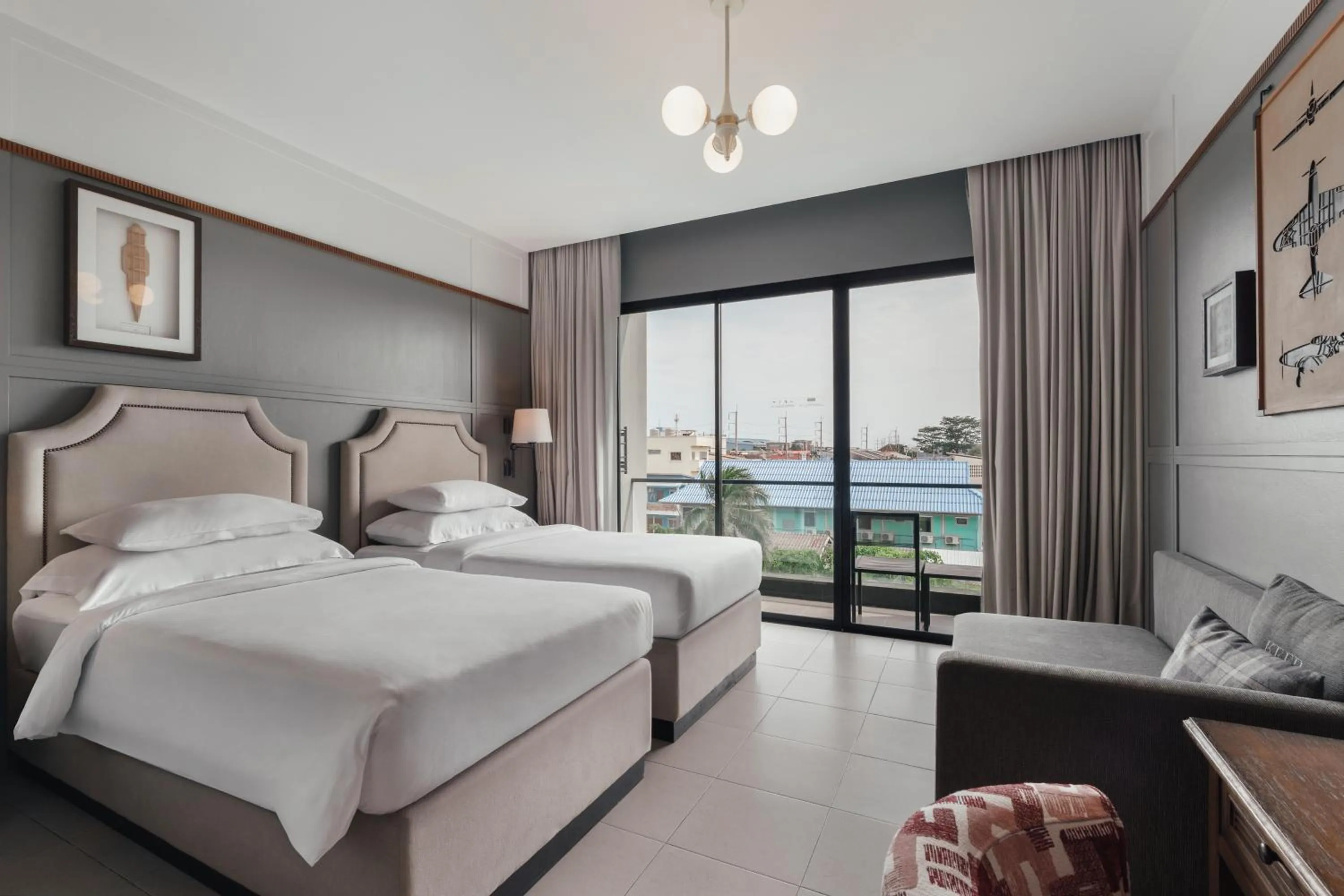 Bed in Sugar Marina Hotel -AVIATOR- Phuket Airport