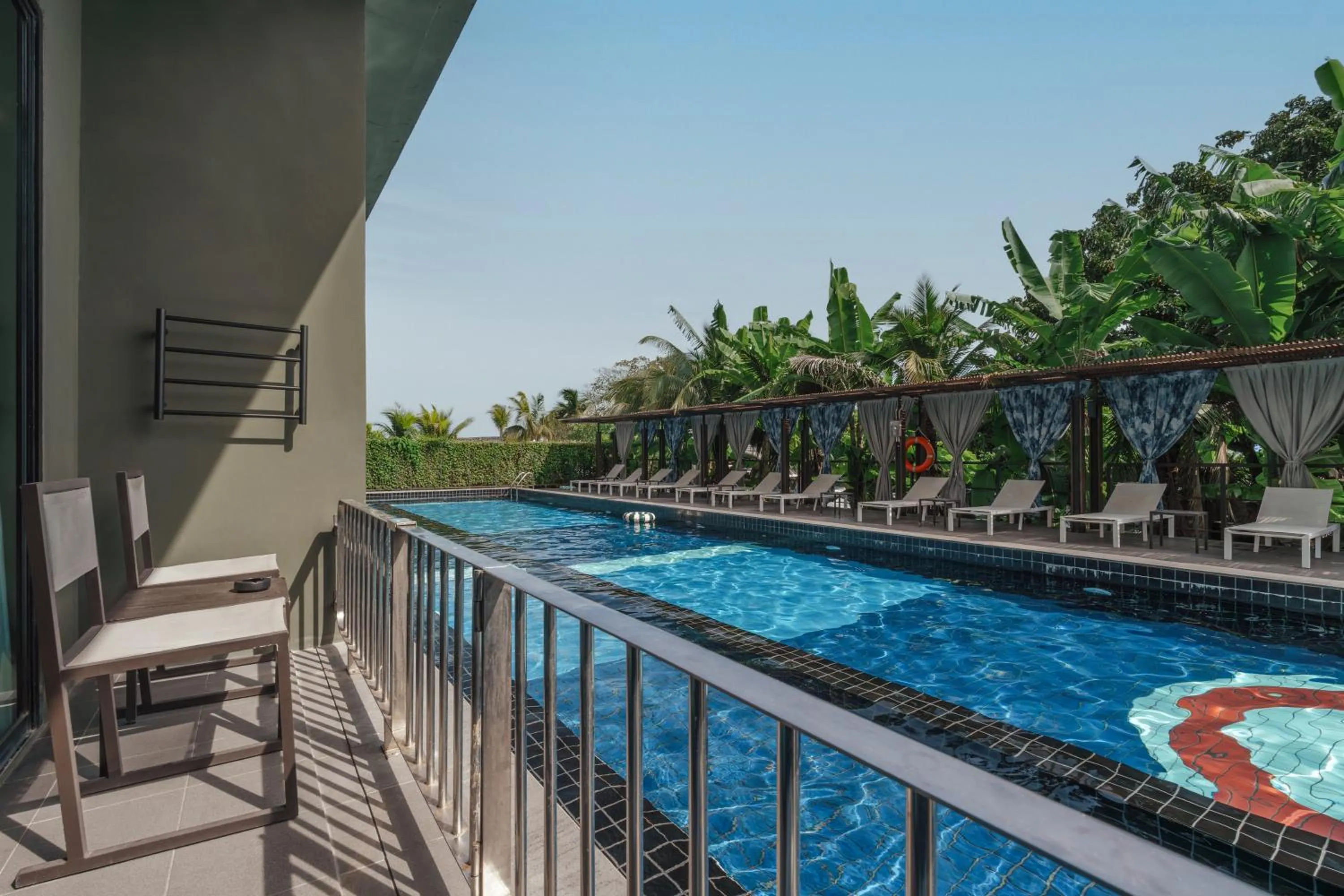 Pool view in Sugar Marina Hotel -AVIATOR- Phuket Airport