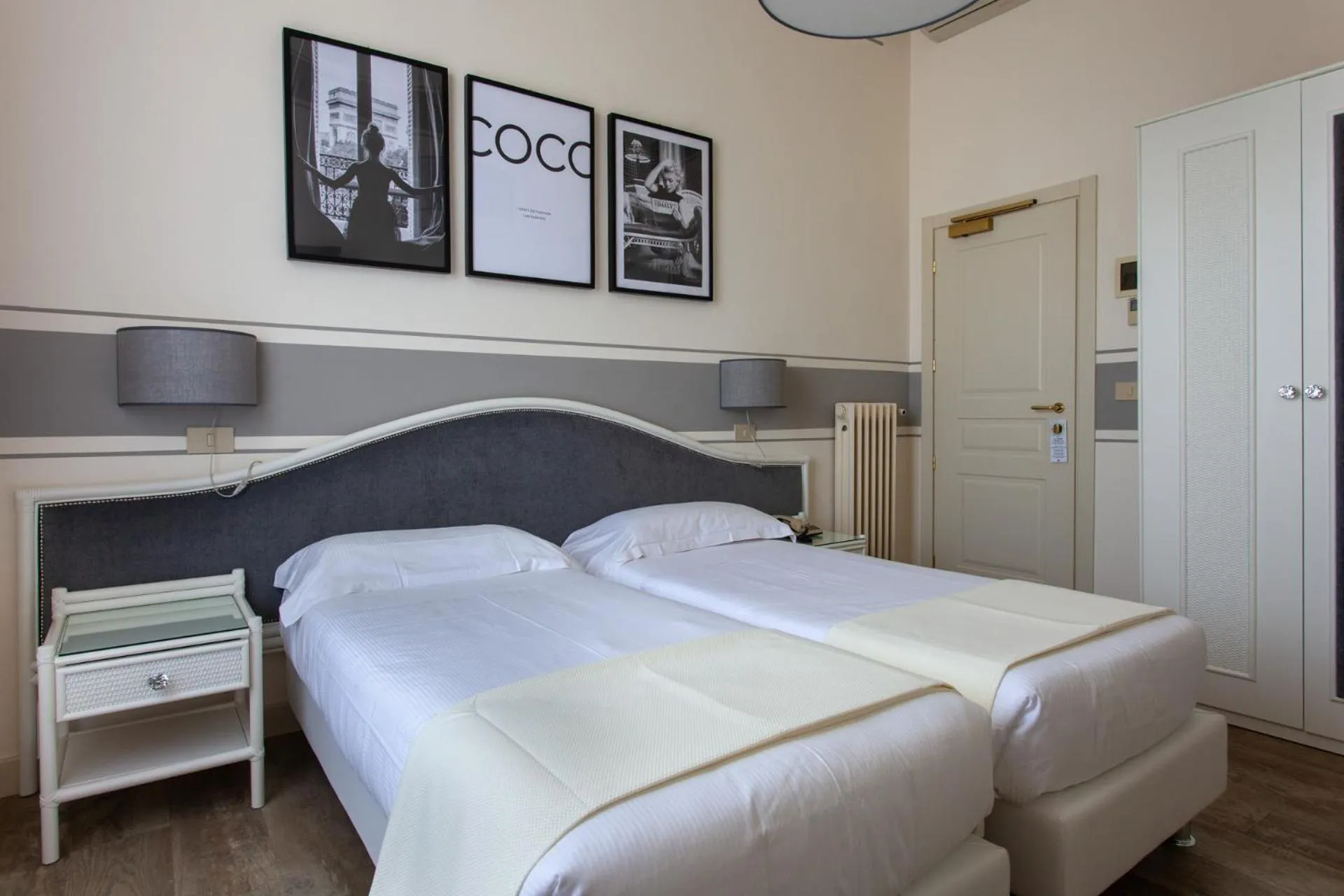 Bed in Hotel Olimpia