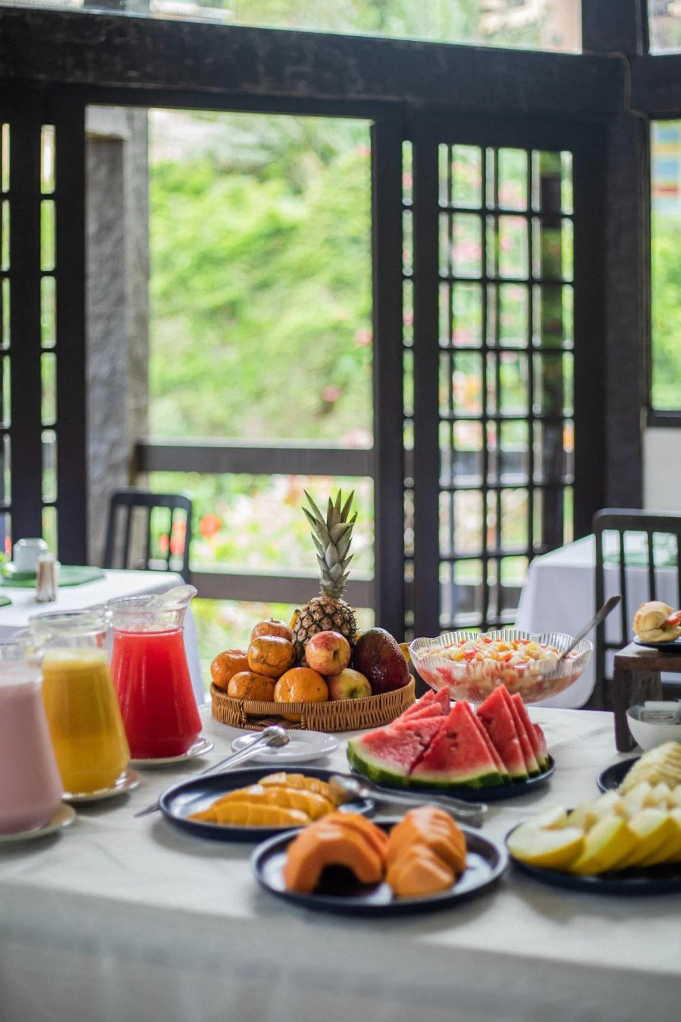 Buffet breakfast in Hibiscus Beach