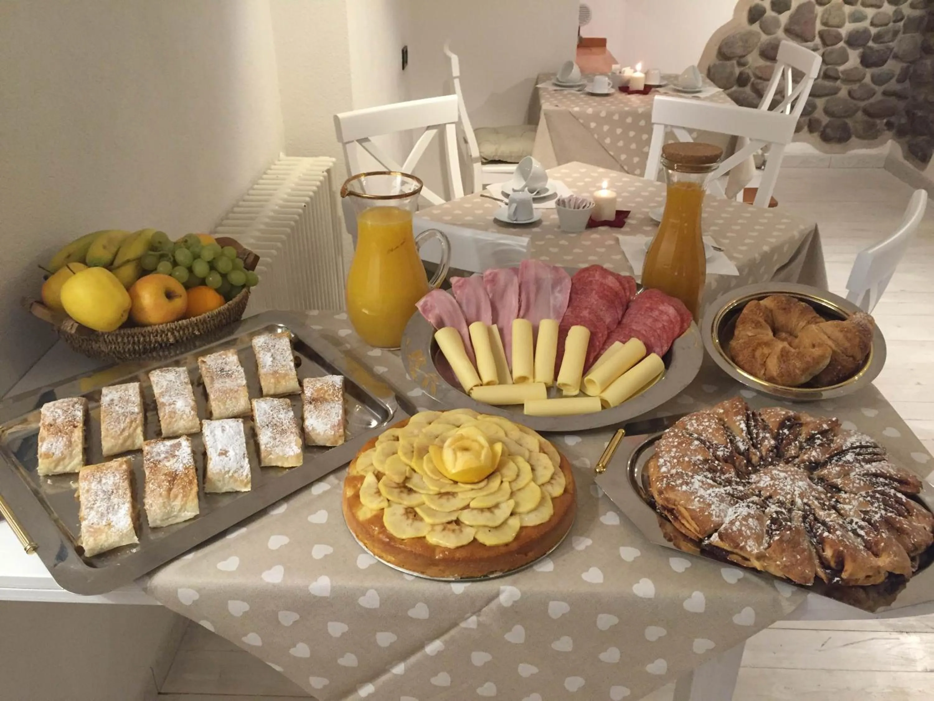 Food close-up in B&B Rosso Pila