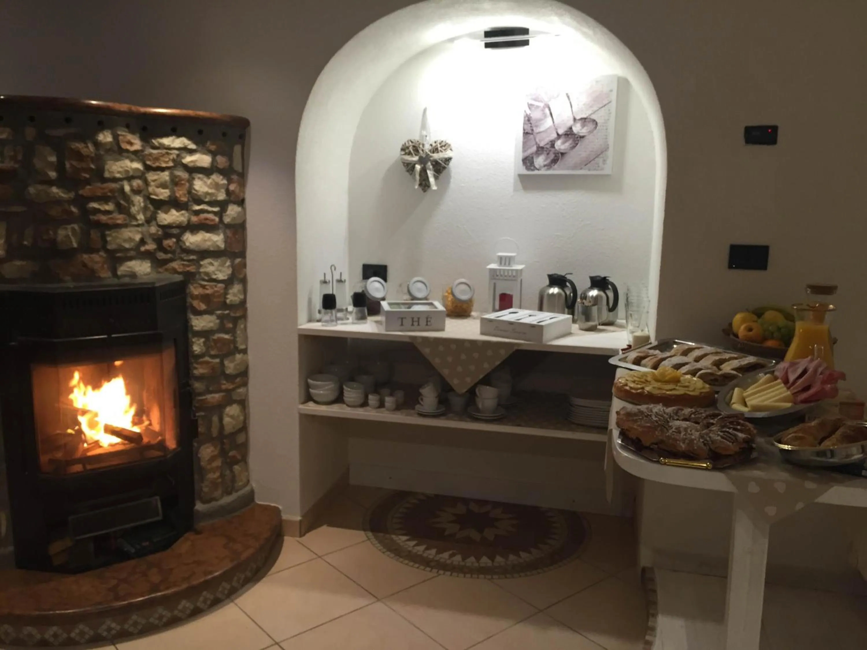 Food in B&B Rosso Pila