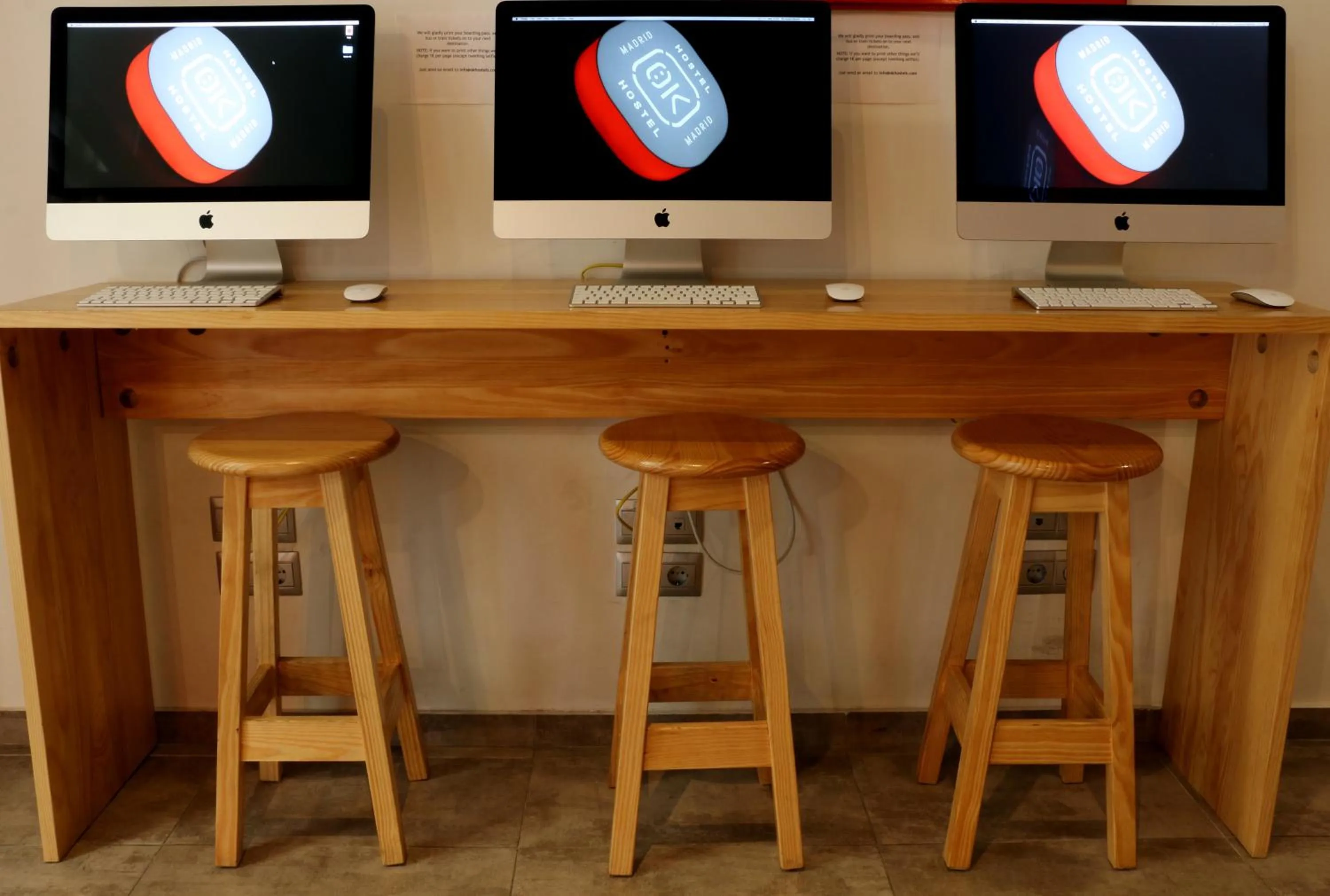 Lobby or reception in Ok Hostel Madrid