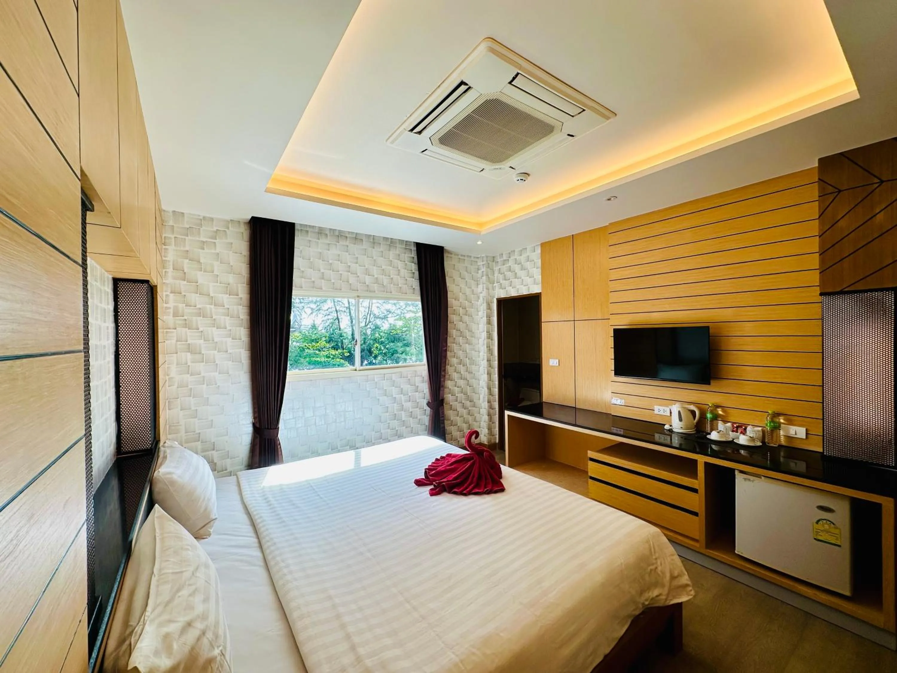 Bed in Anda Beachside Hotel