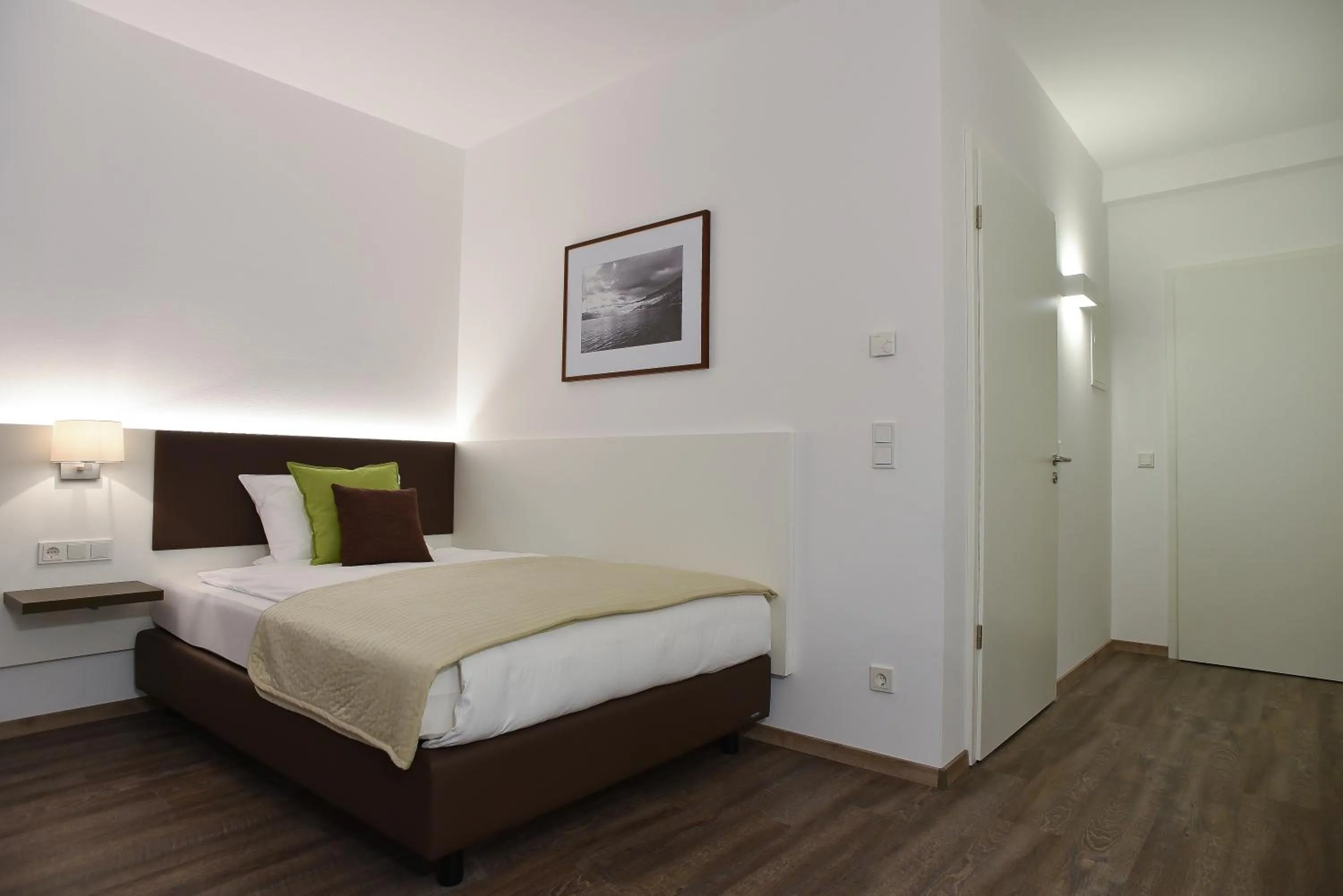 Photo of the whole room, Bed in Guesthouse Lichtenau