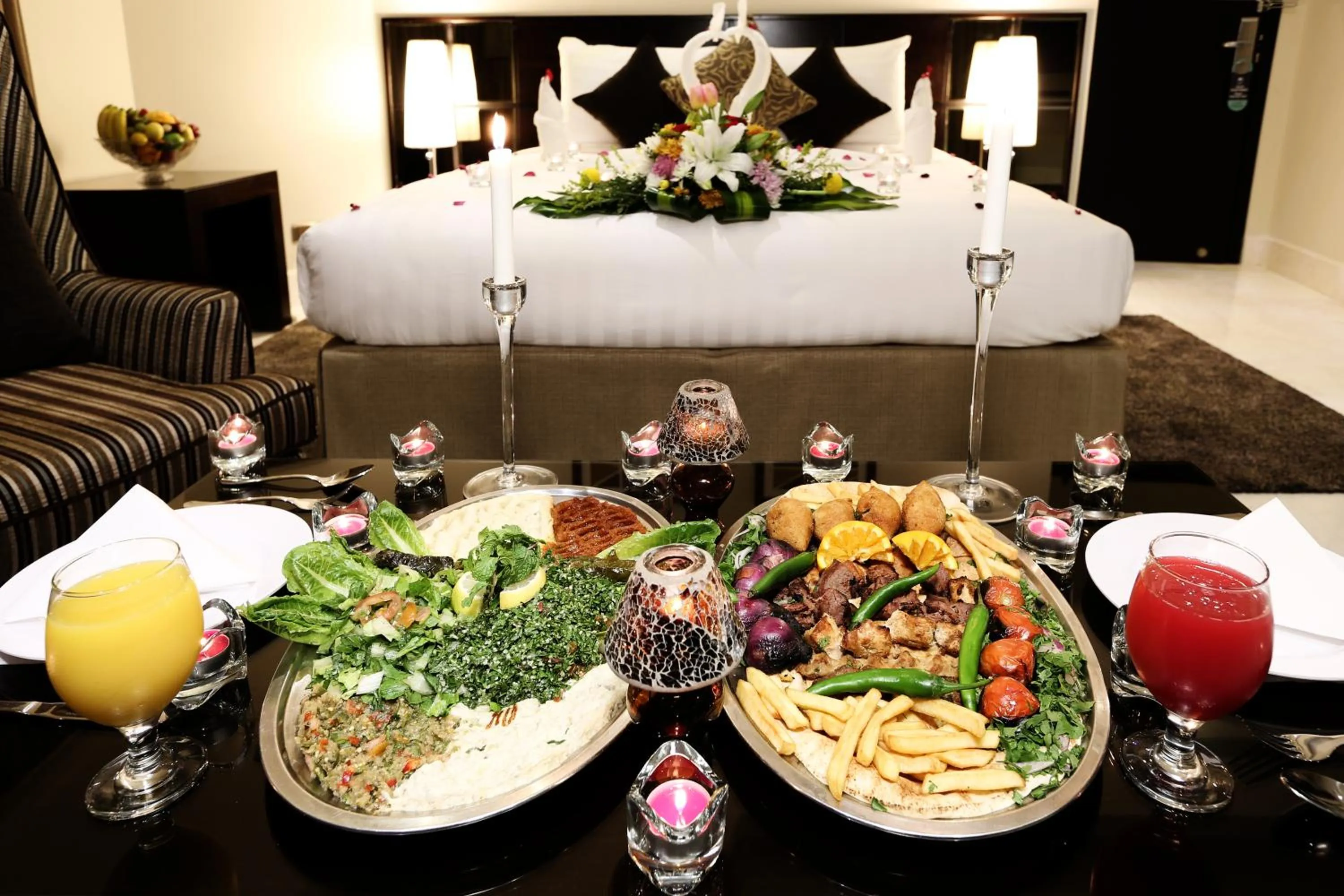 Food and drinks in Aswar Al olaya for serviced Apartments