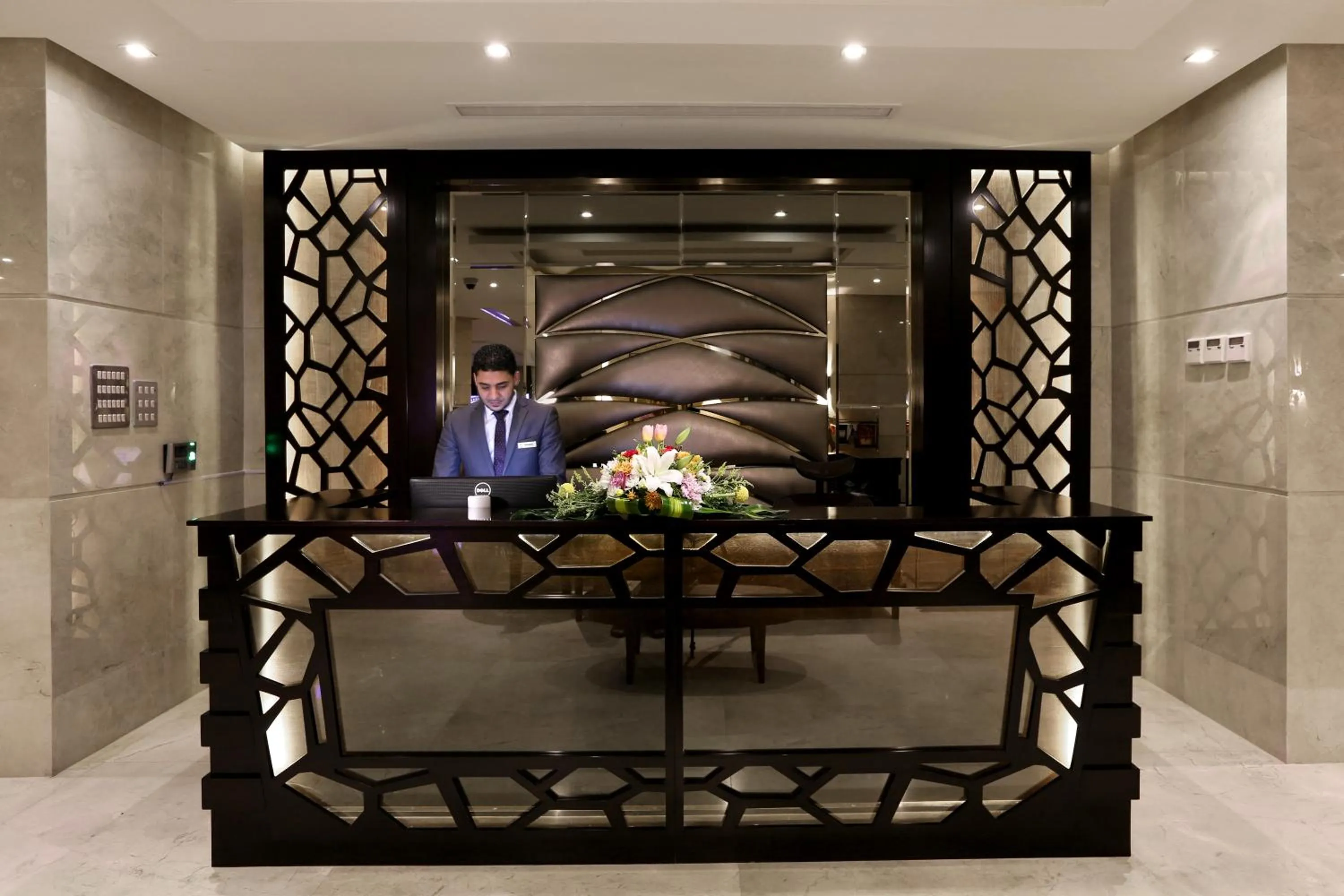 Lobby or reception in Aswar Al olaya for serviced Apartments