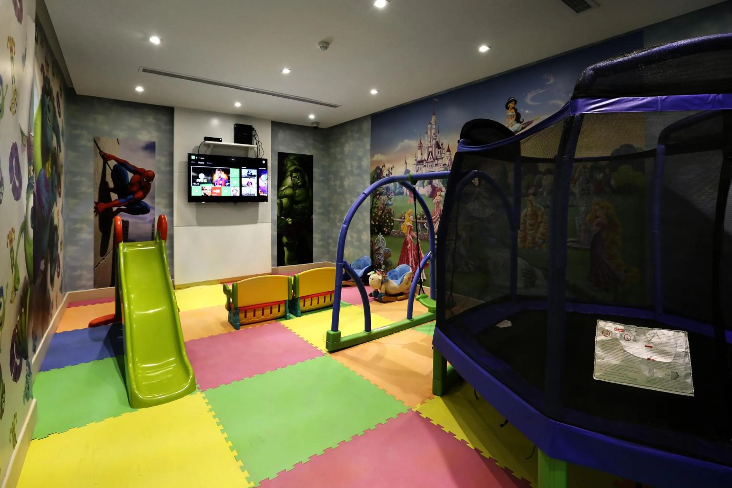 Children play ground in Aswar Al olaya for serviced Apartments