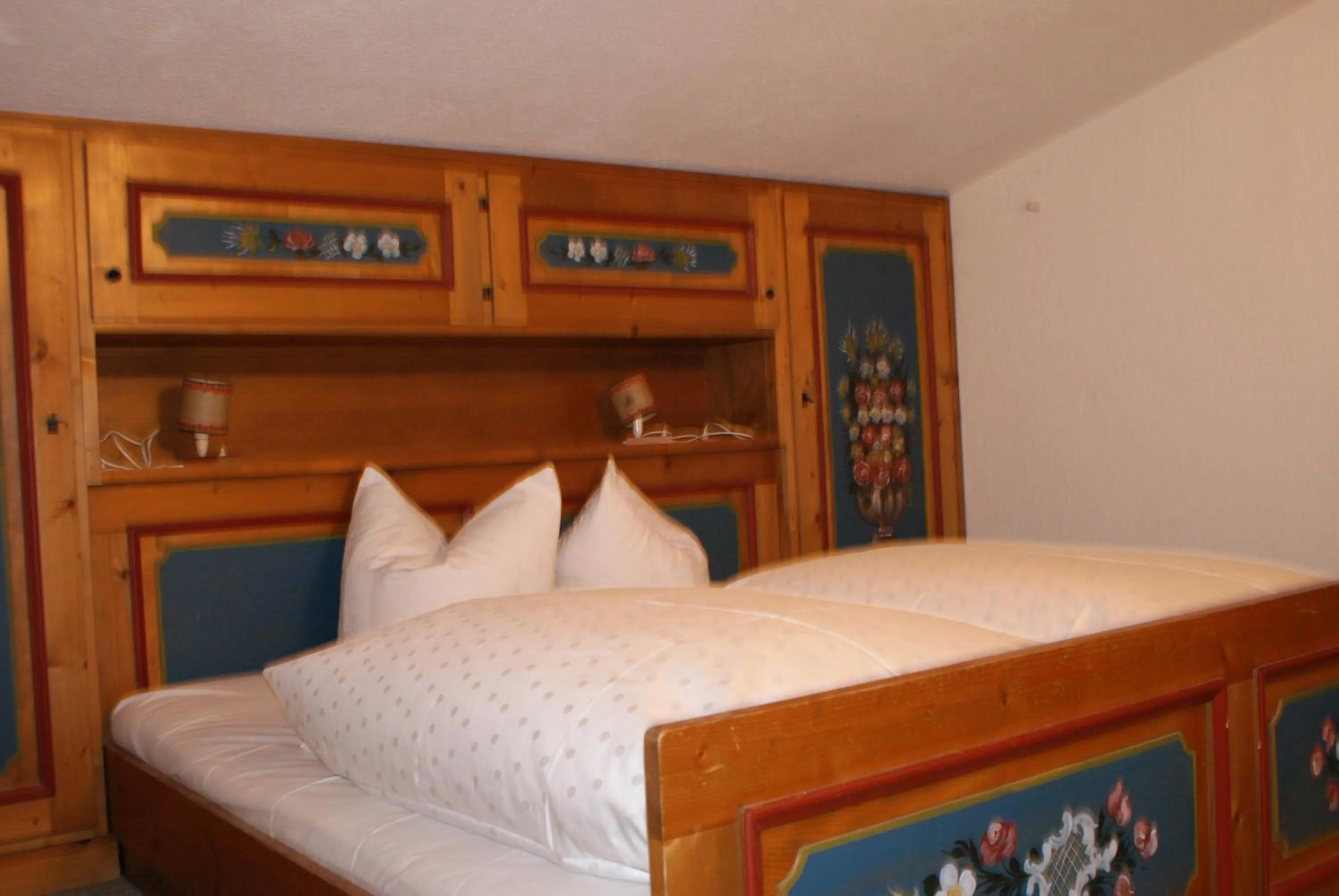 Bed in Ferienhaus Waldesruh
