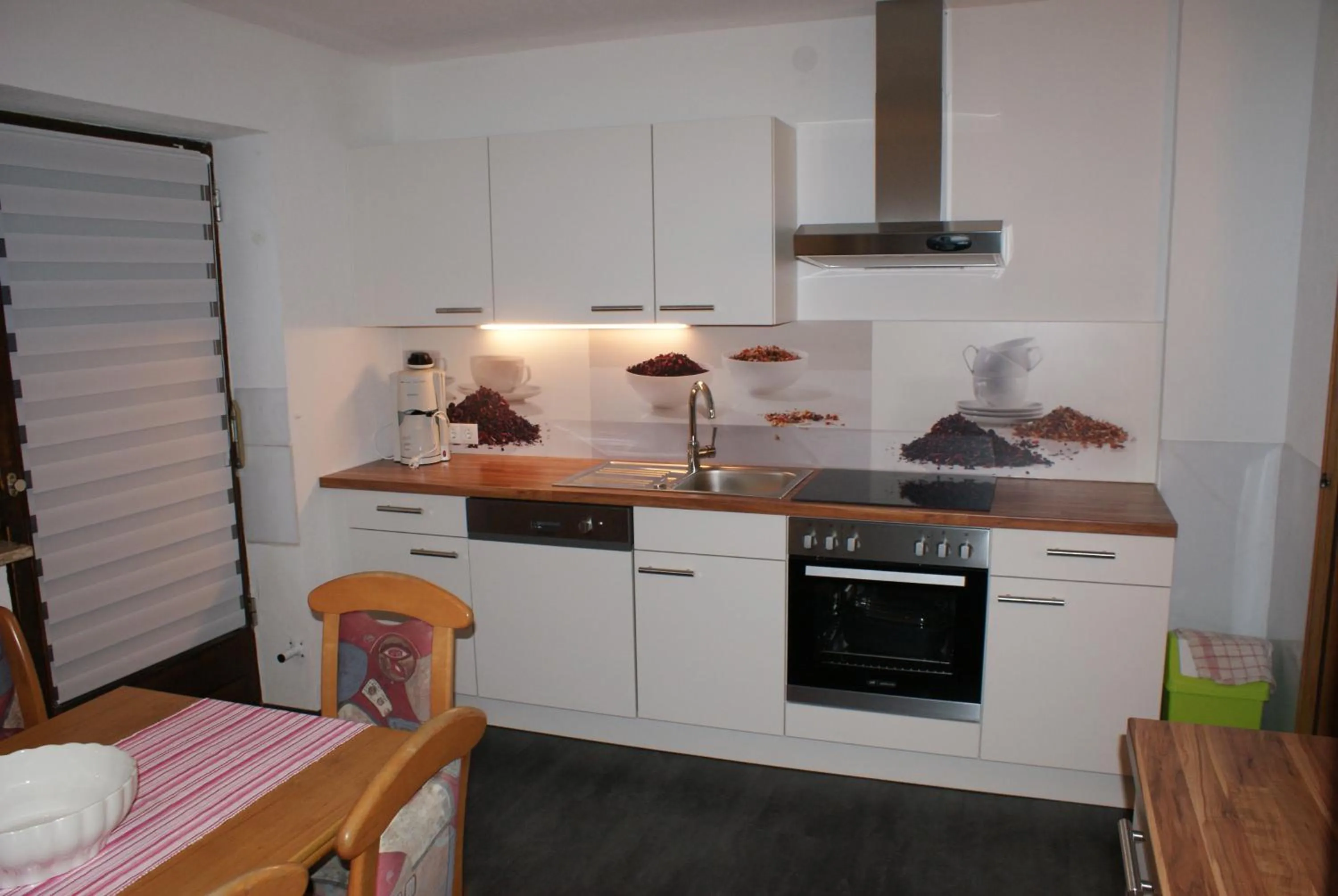 Kitchen or kitchenette in Ferienhaus Waldesruh