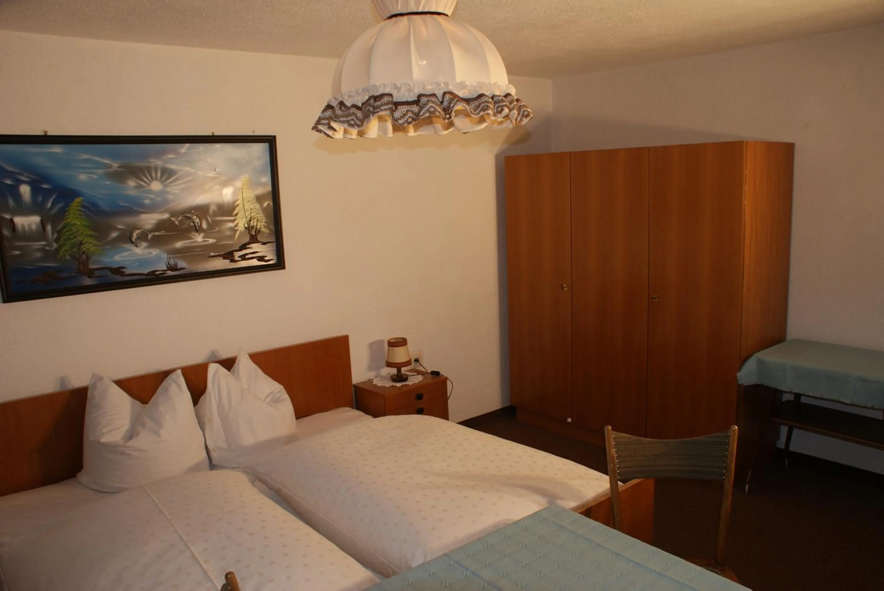 Photo of the whole room, Bed in Ferienhaus Waldesruh