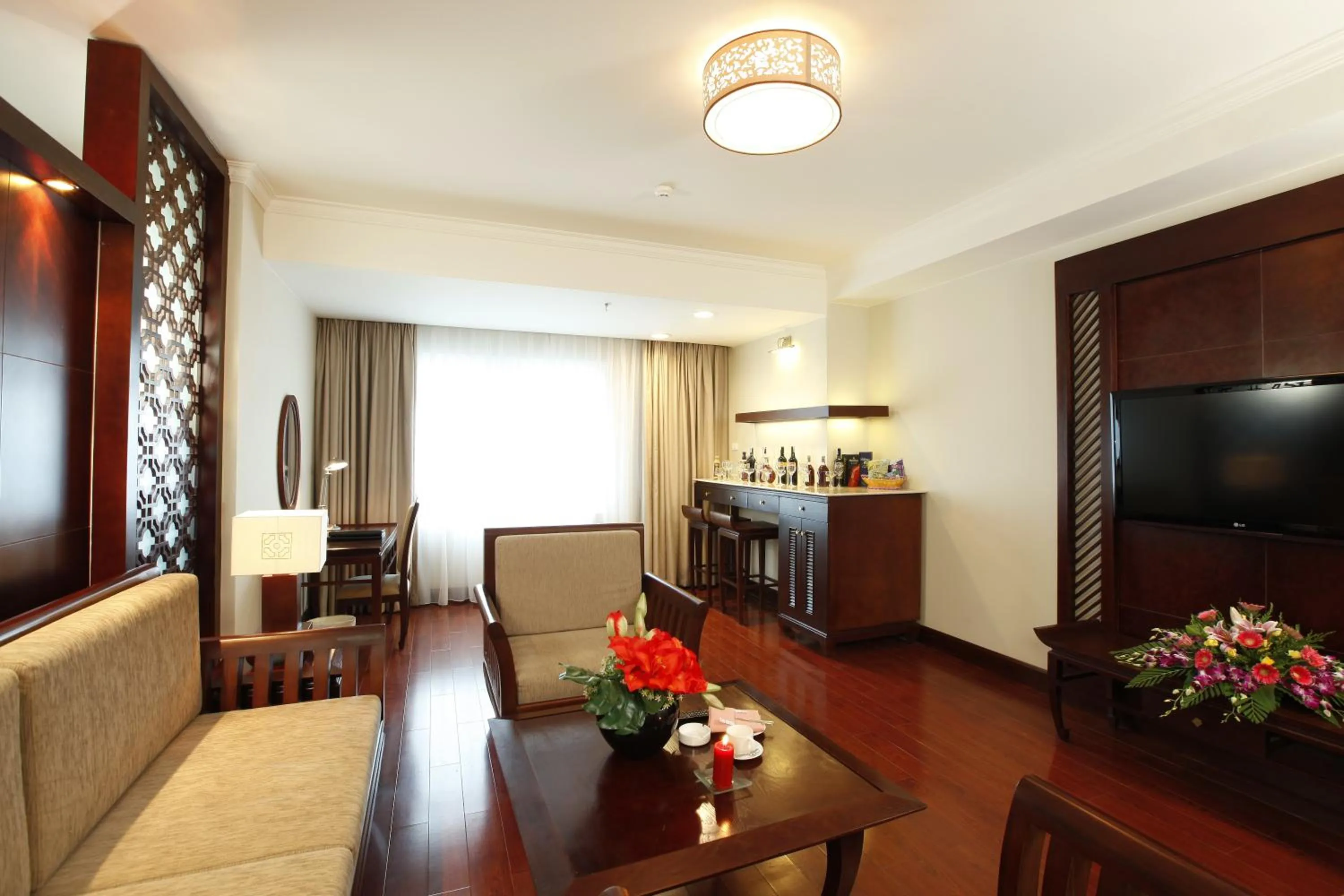 Living room in Majestic Mong Cai Hotel
