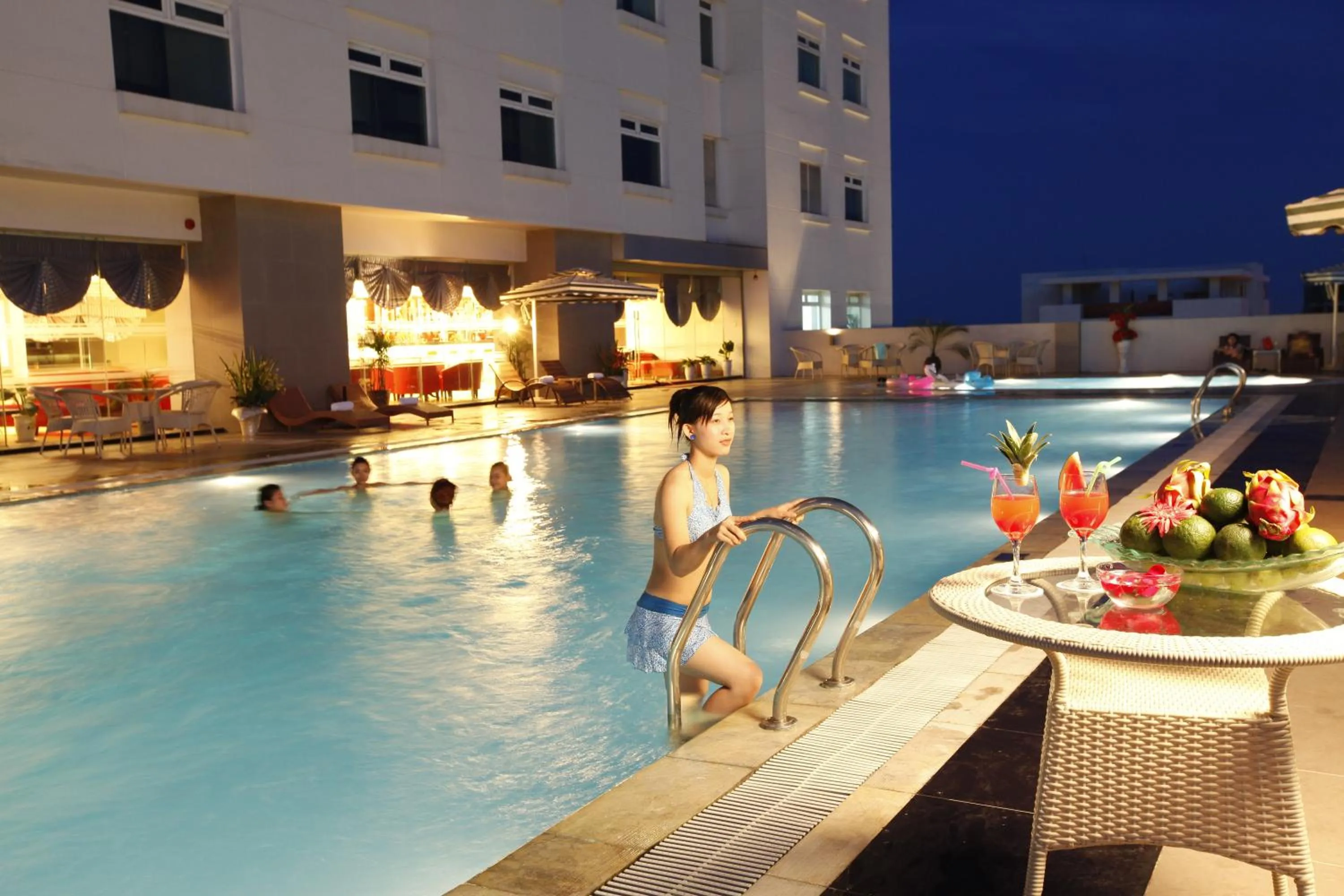 Swimming pool in Majestic Mong Cai Hotel