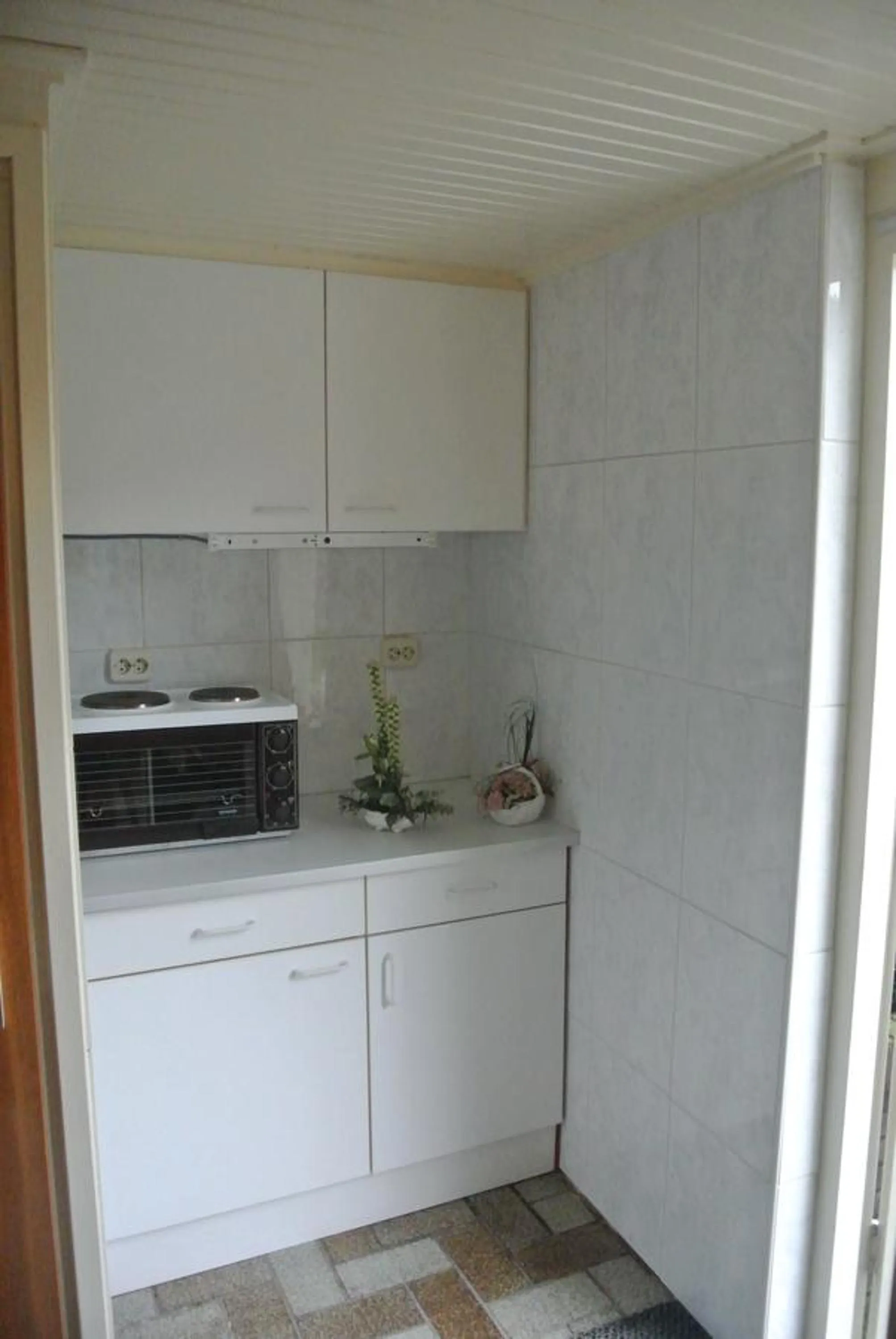 Communal kitchen in B&B de Noordenberg