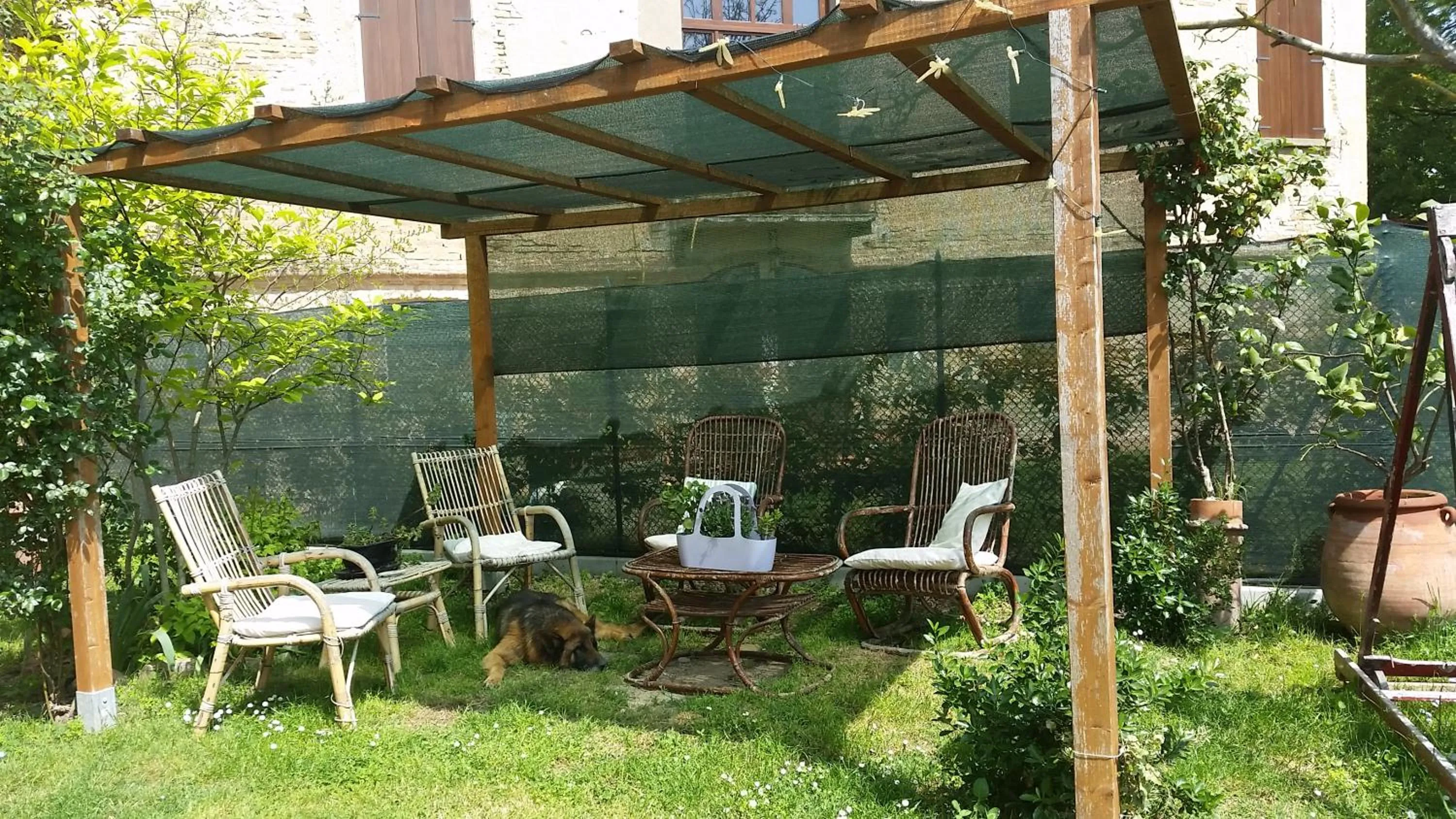 Garden in B&B La Palazza