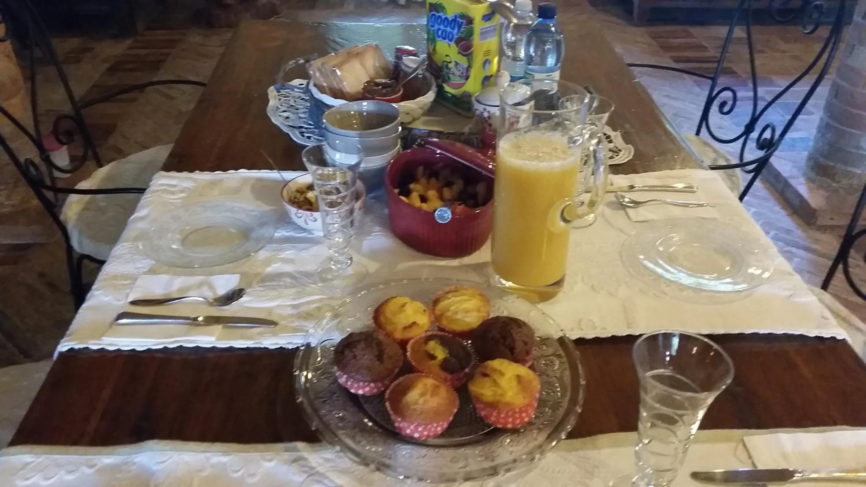 Italian breakfast in B&B La Palazza