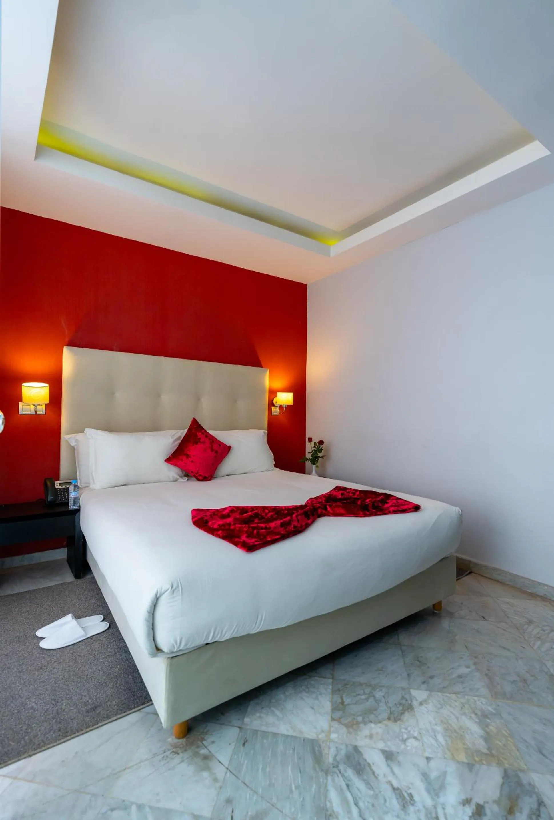 Bed in The Fourteen Luxury Boutique Hotel