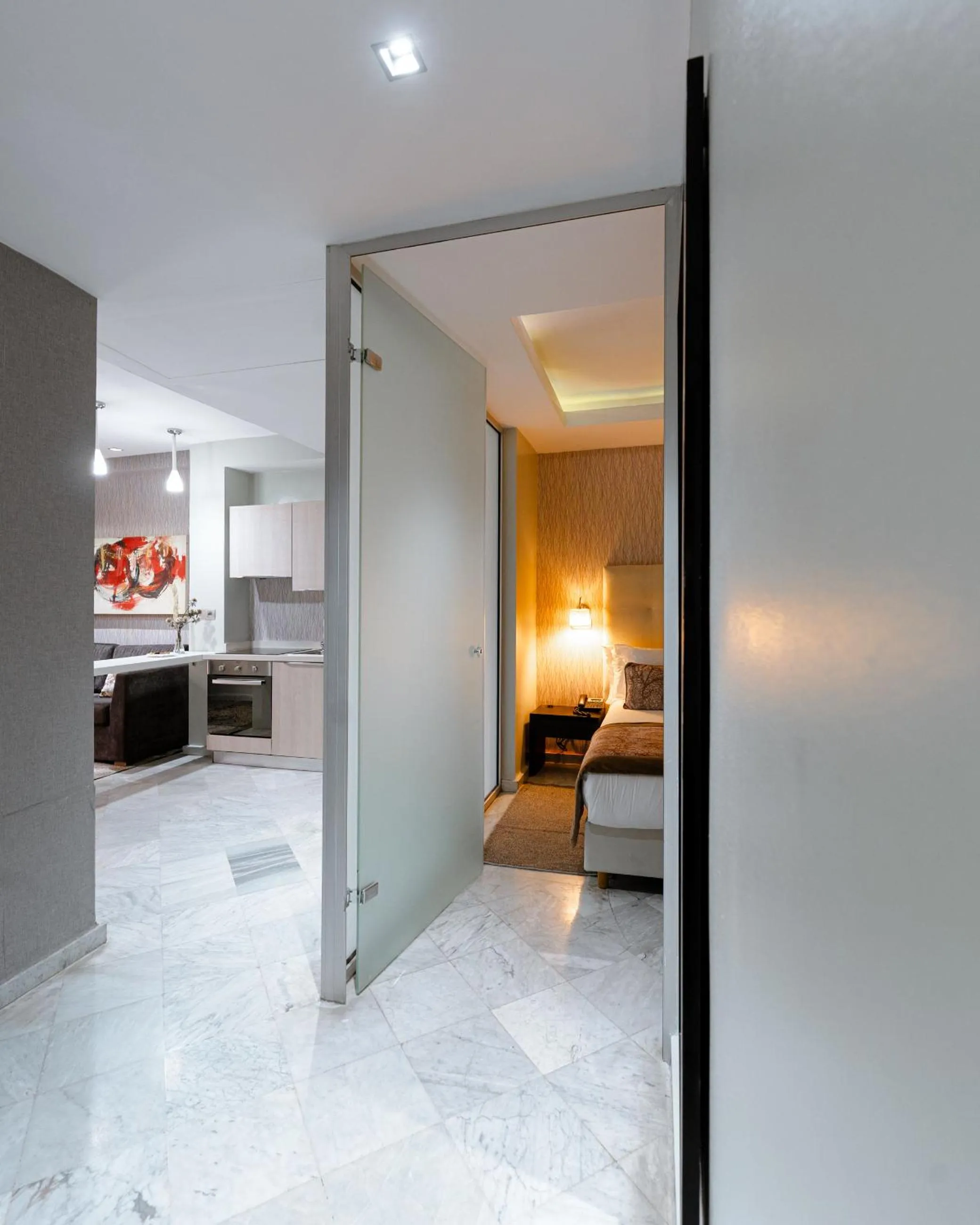 Bed in The Fourteen Luxury Boutique Hotel