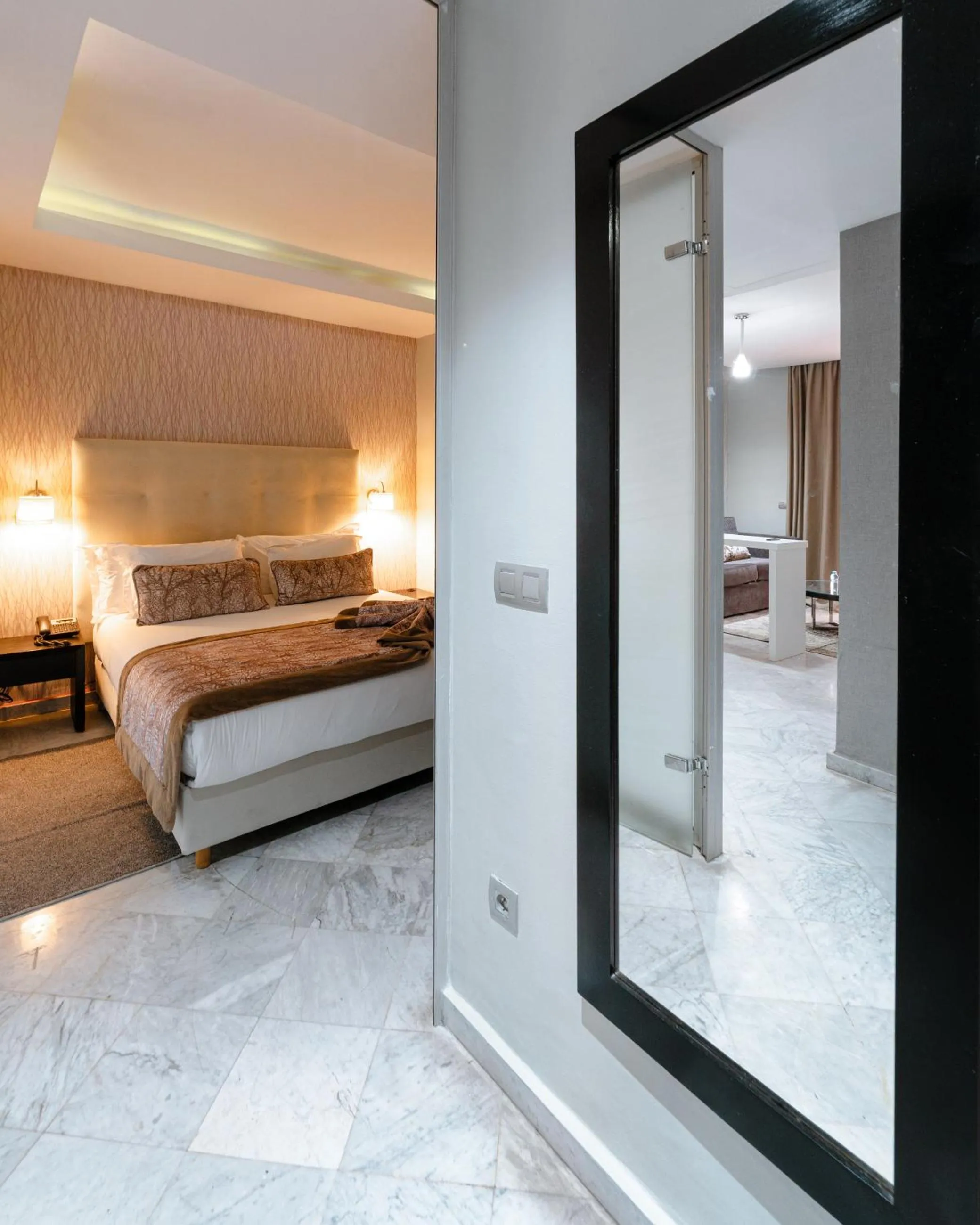 Bed in The Fourteen Luxury Boutique Hotel