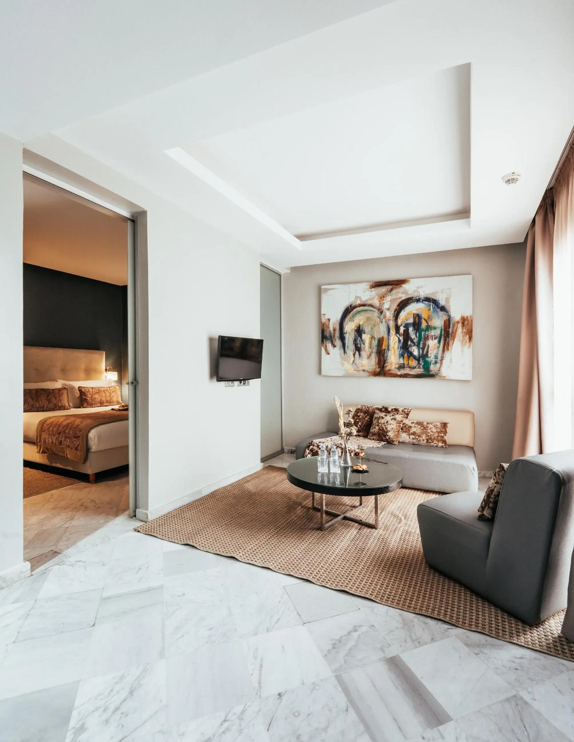 Bed in The Fourteen Luxury Boutique Hotel