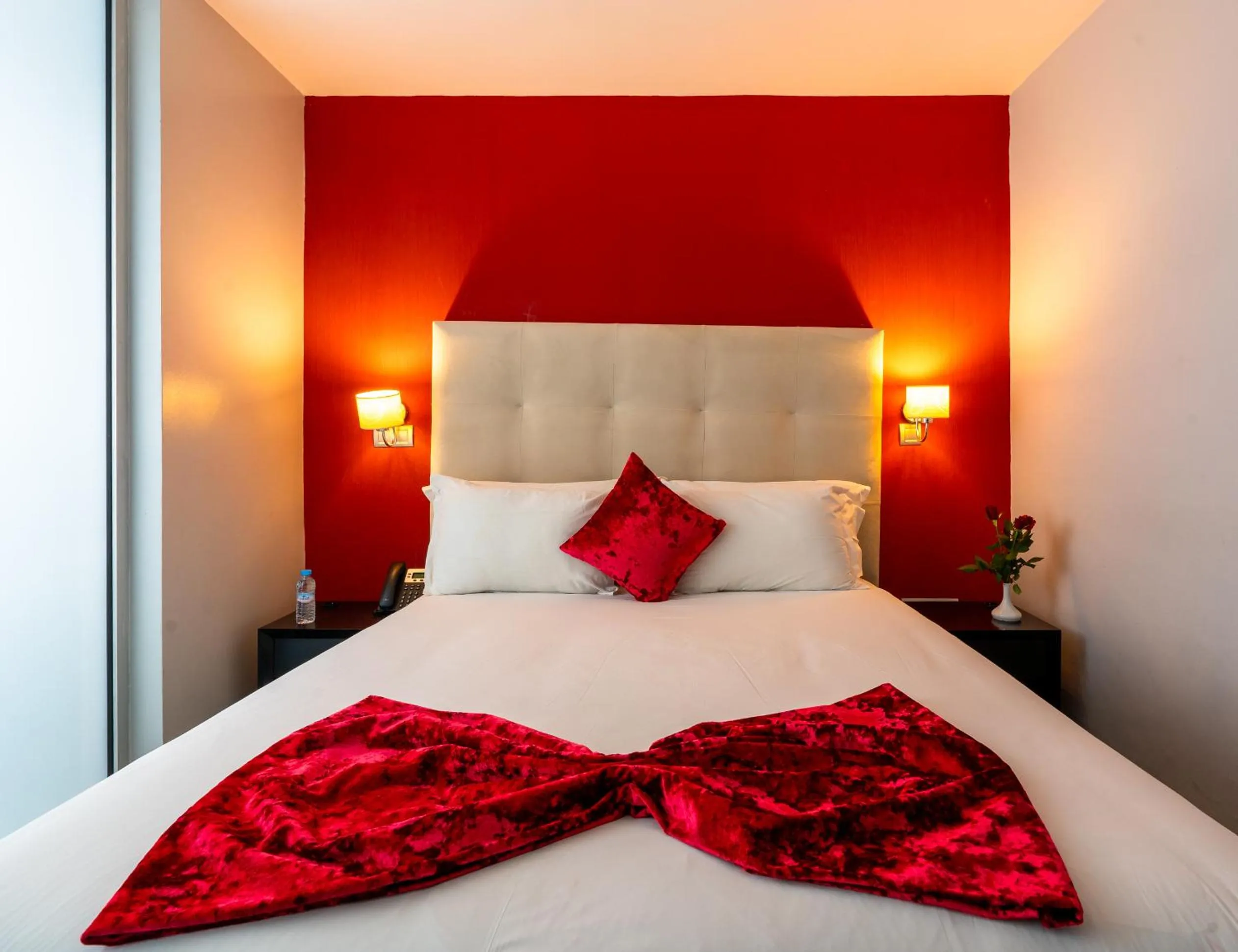 Bed in The Fourteen Luxury Boutique Hotel