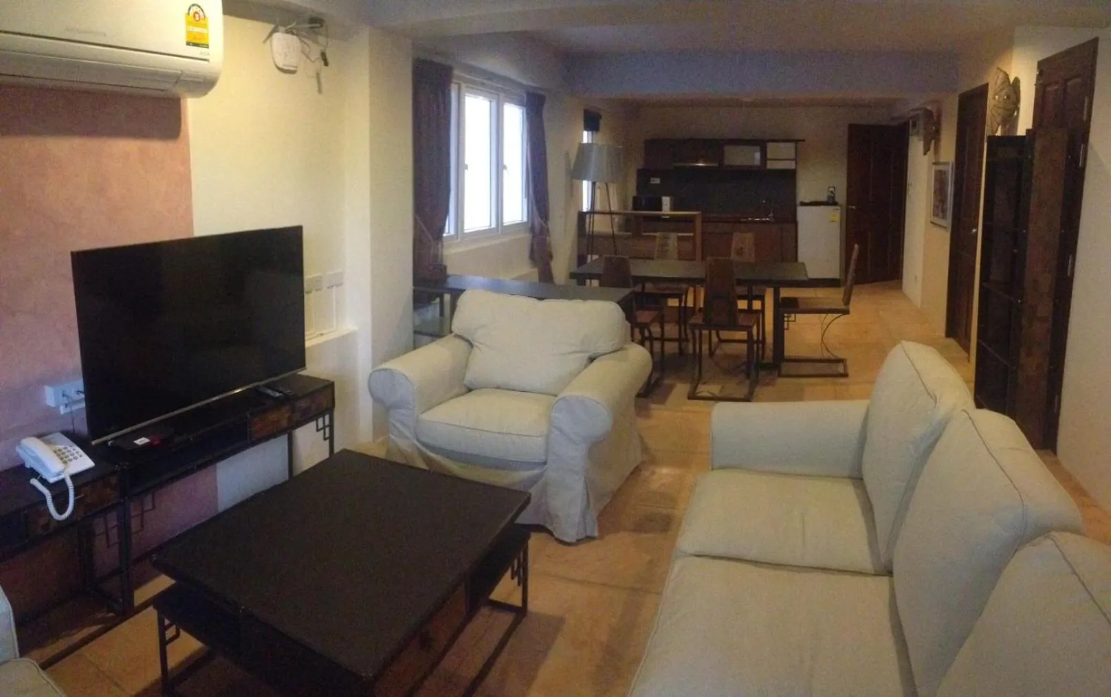 Living room in Arcadia Maephim Serviced Apartments