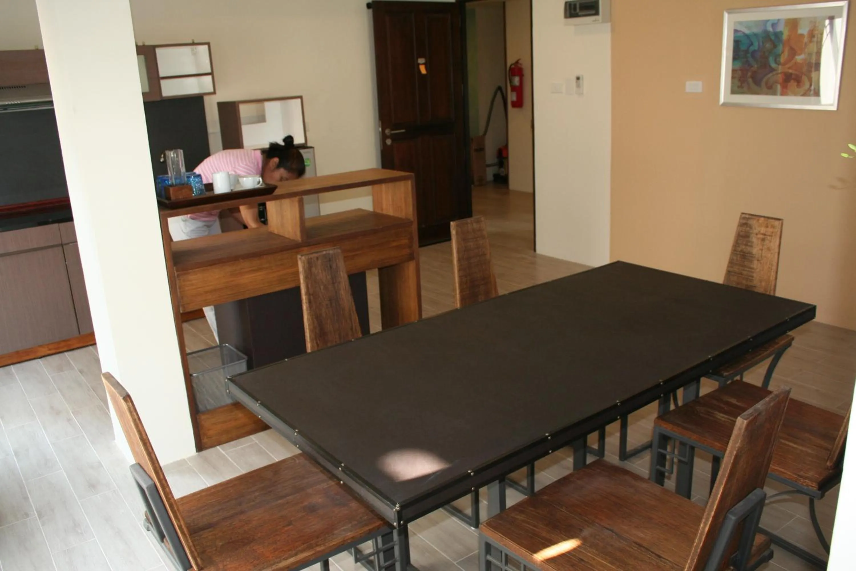 Dining area in Arcadia Maephim Serviced Apartments