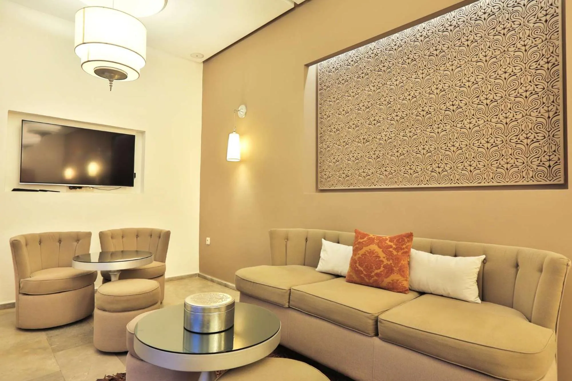 Living room in Riad Raoud Rayhane