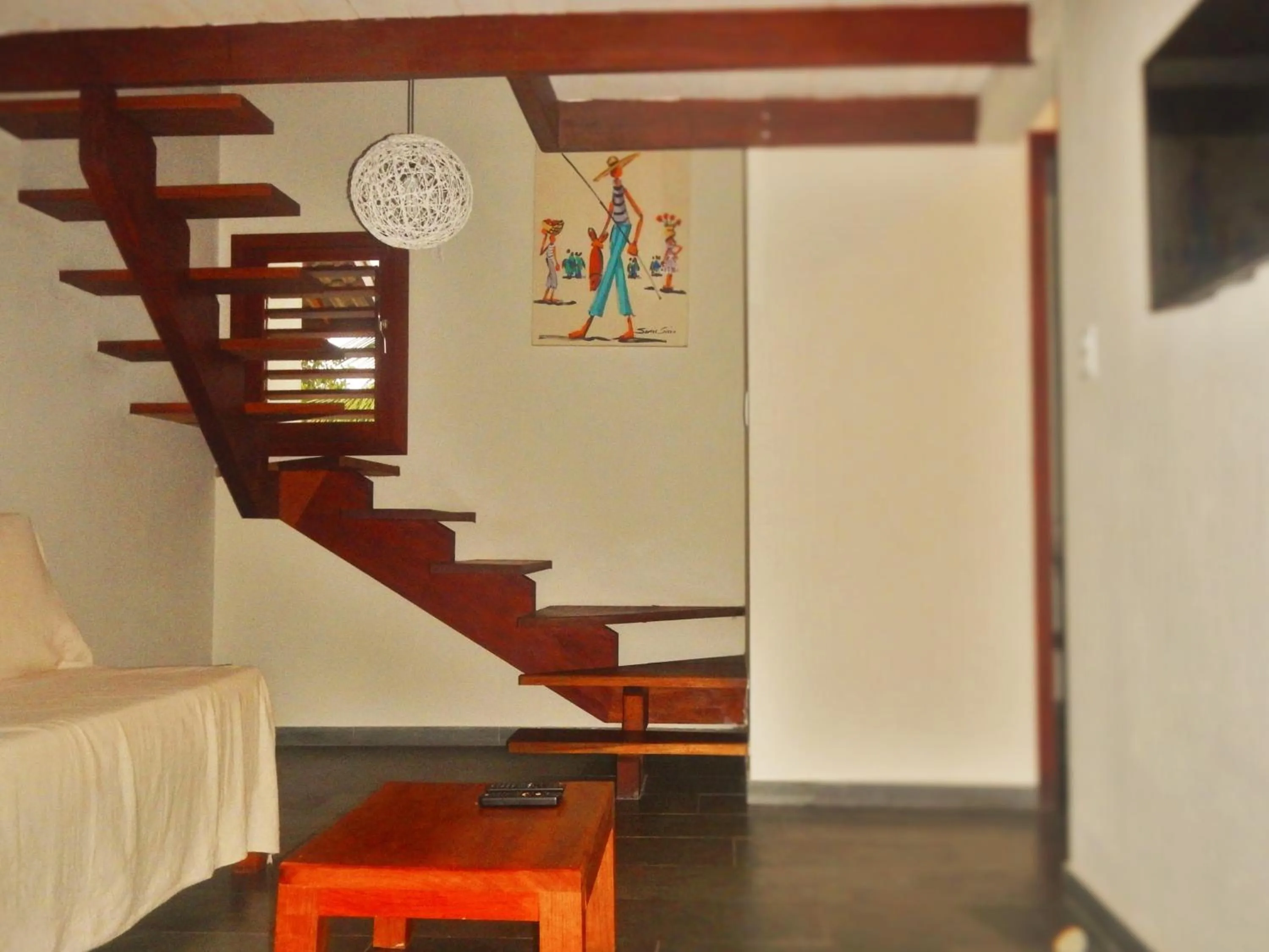 Living room in Flor da Mata