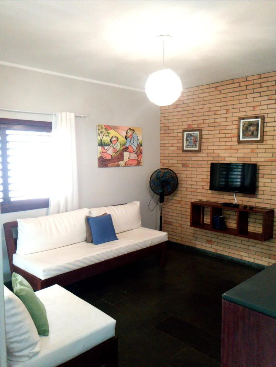 Living room in Flor da Mata