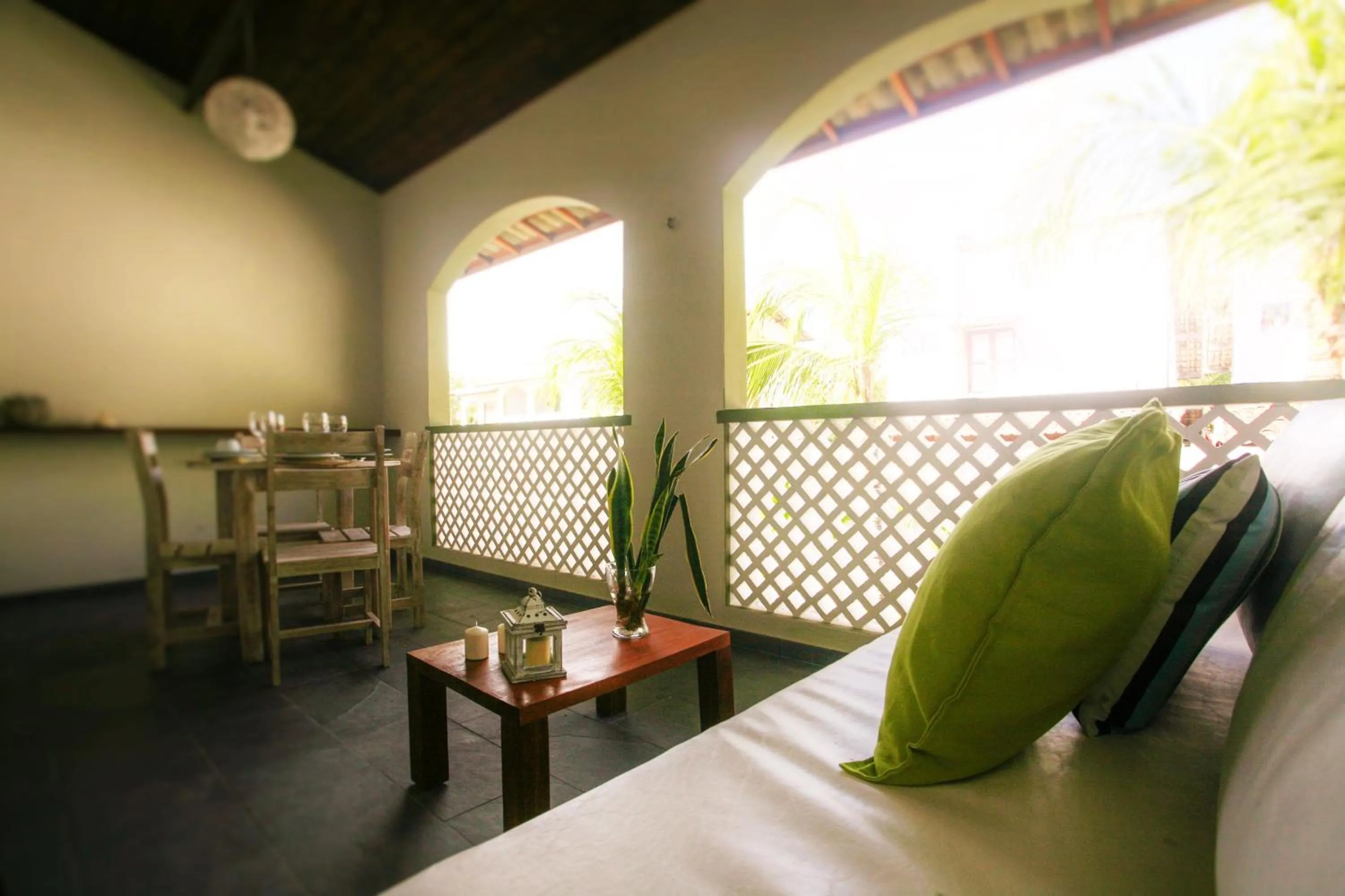 Balcony/Terrace, Bed in Flor da Mata