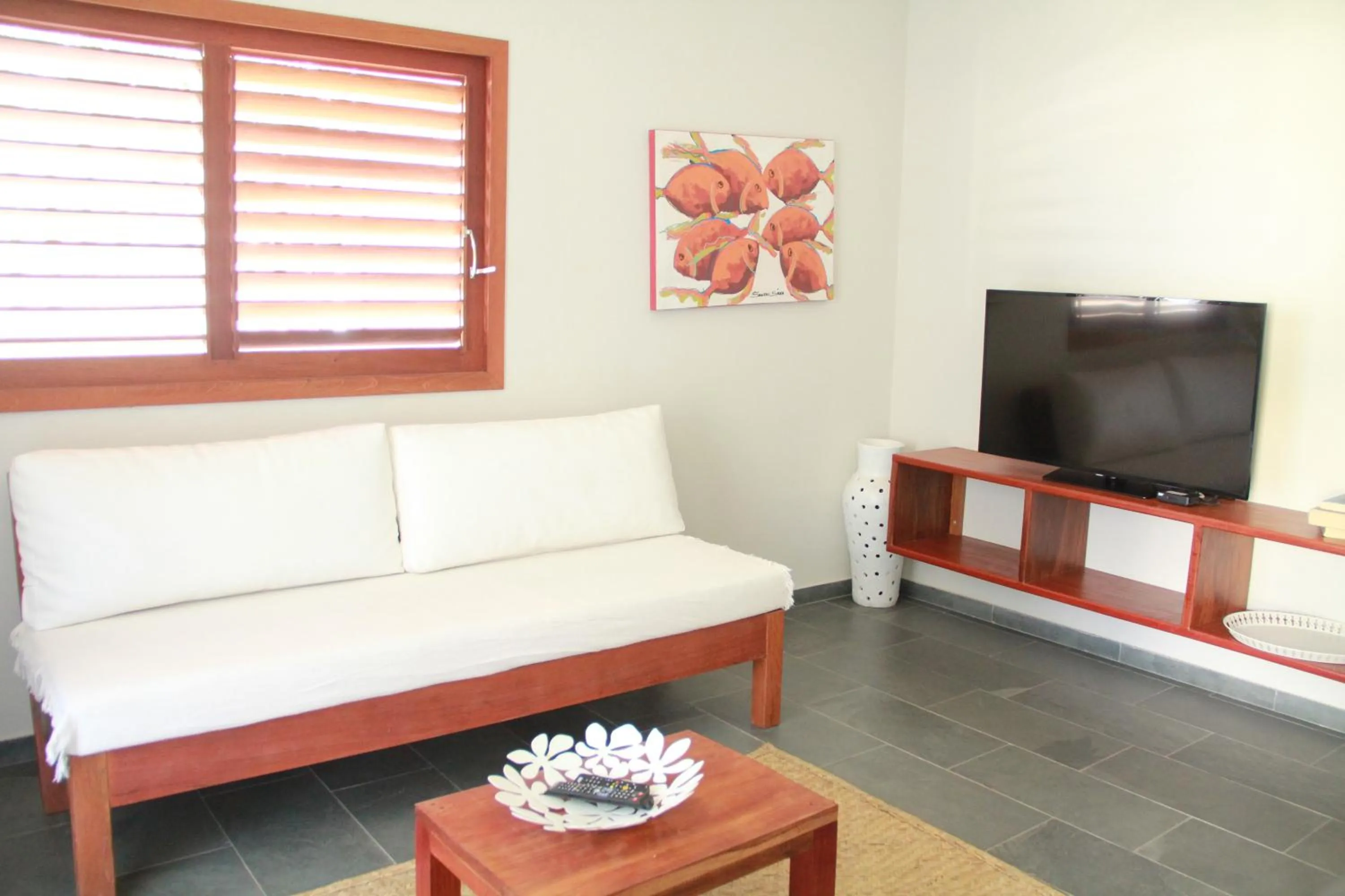 Living room in Flor da Mata