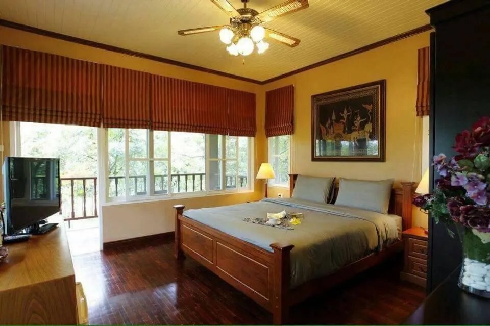 Bedroom, Bed in Khaoyai Nature Retreat