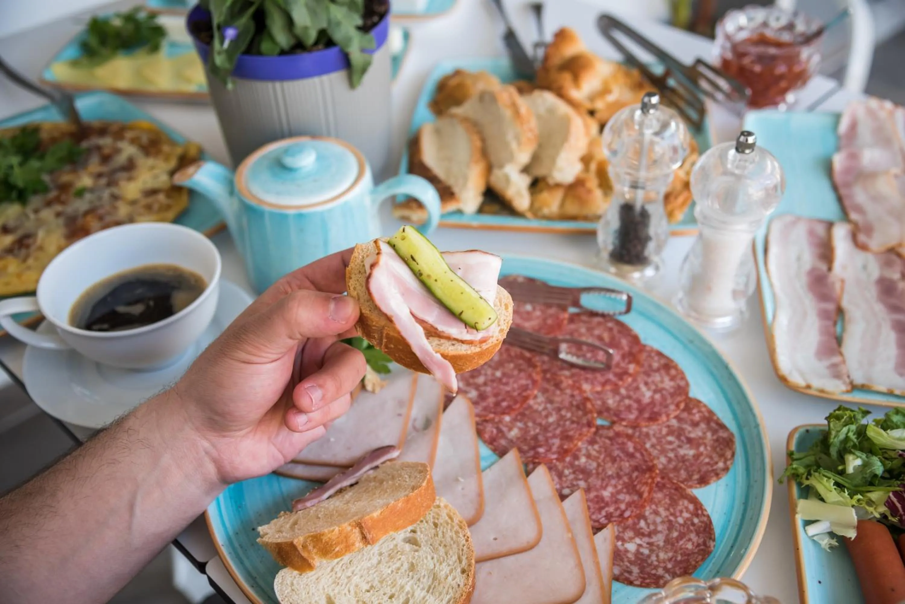 Breakfast in Aqua Mare Hotel