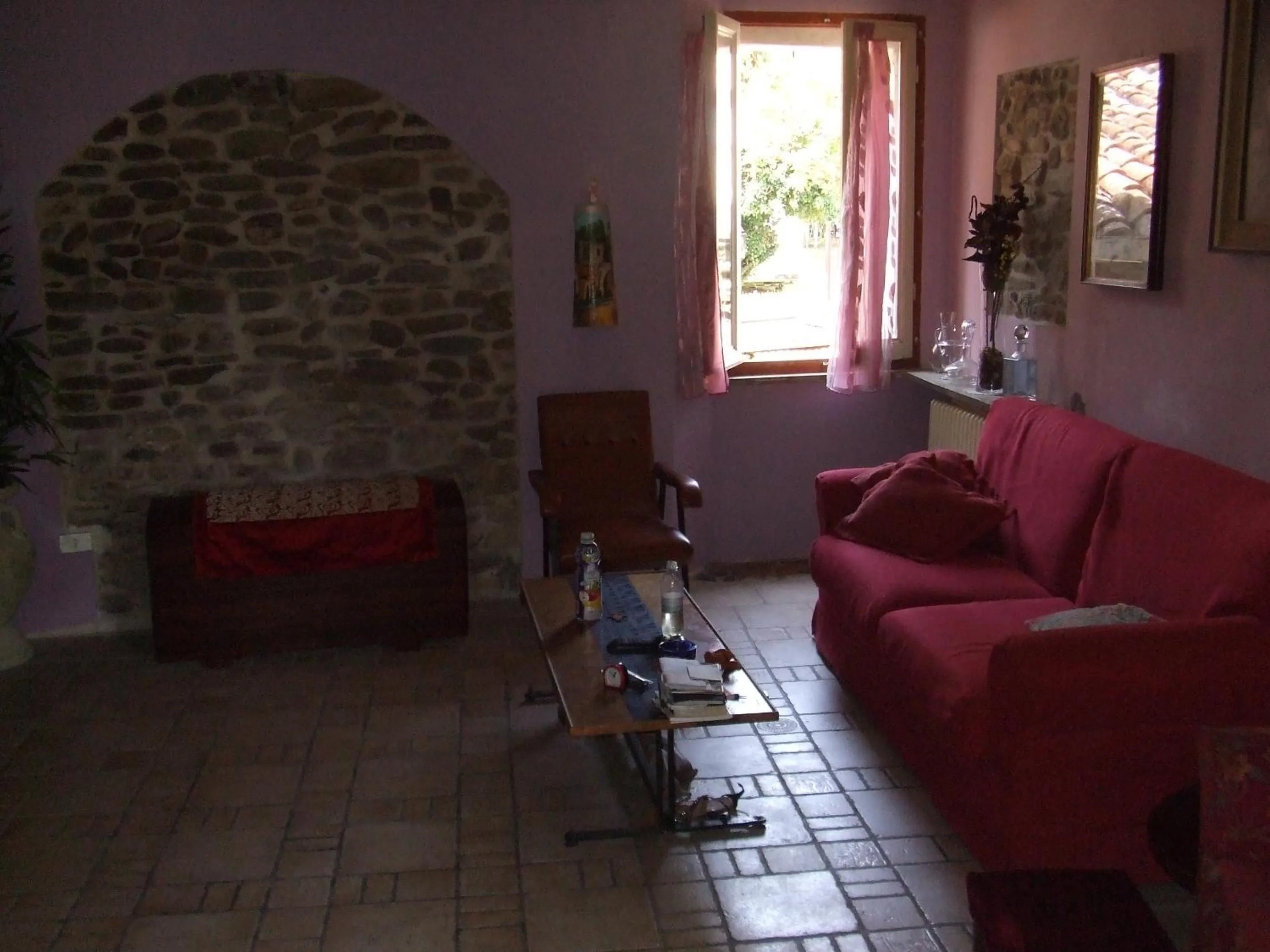 Communal lounge/ TV room in B&B Il Conventino