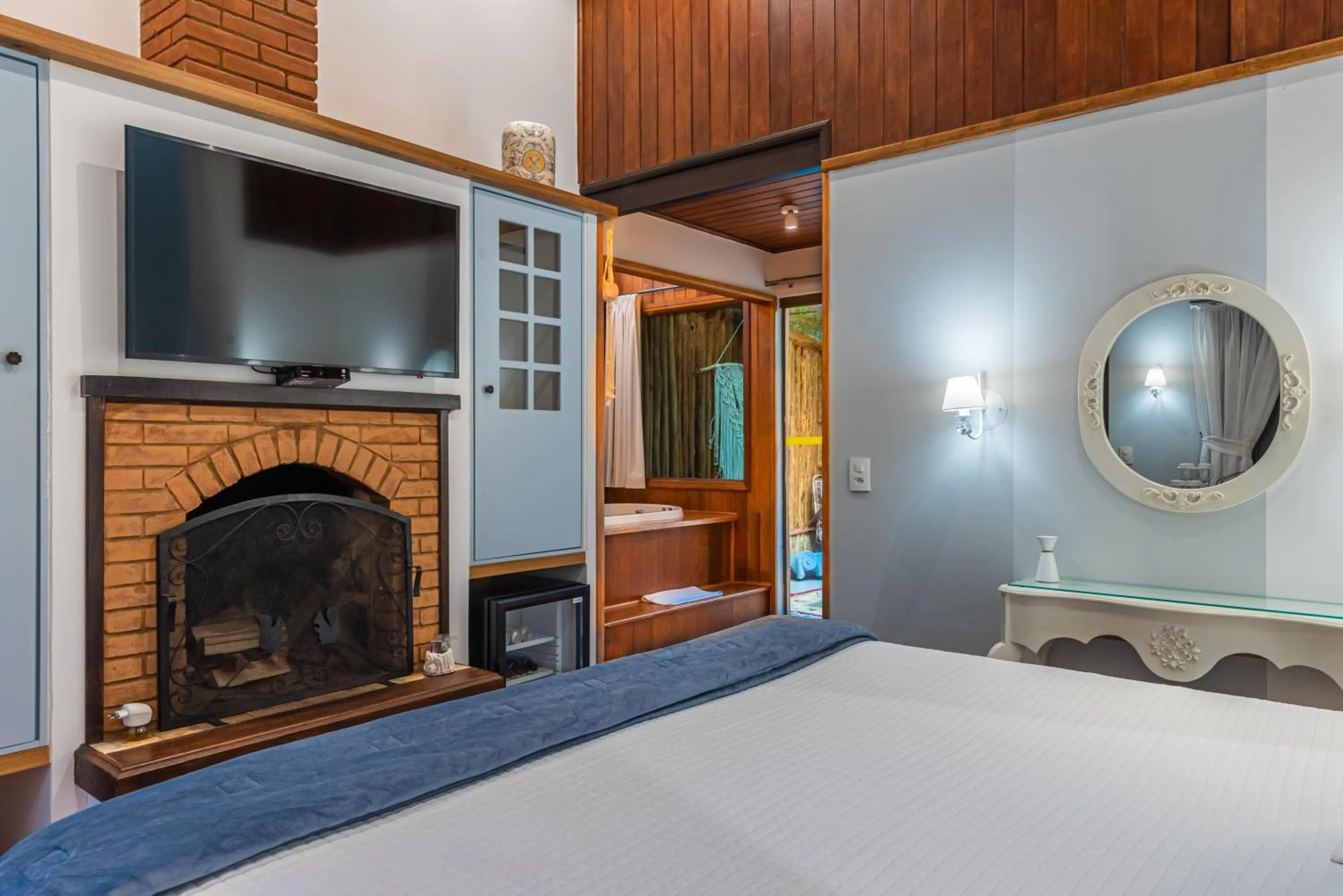 TV and multimedia, Bed in Pousada & Spa Cantos e Contos