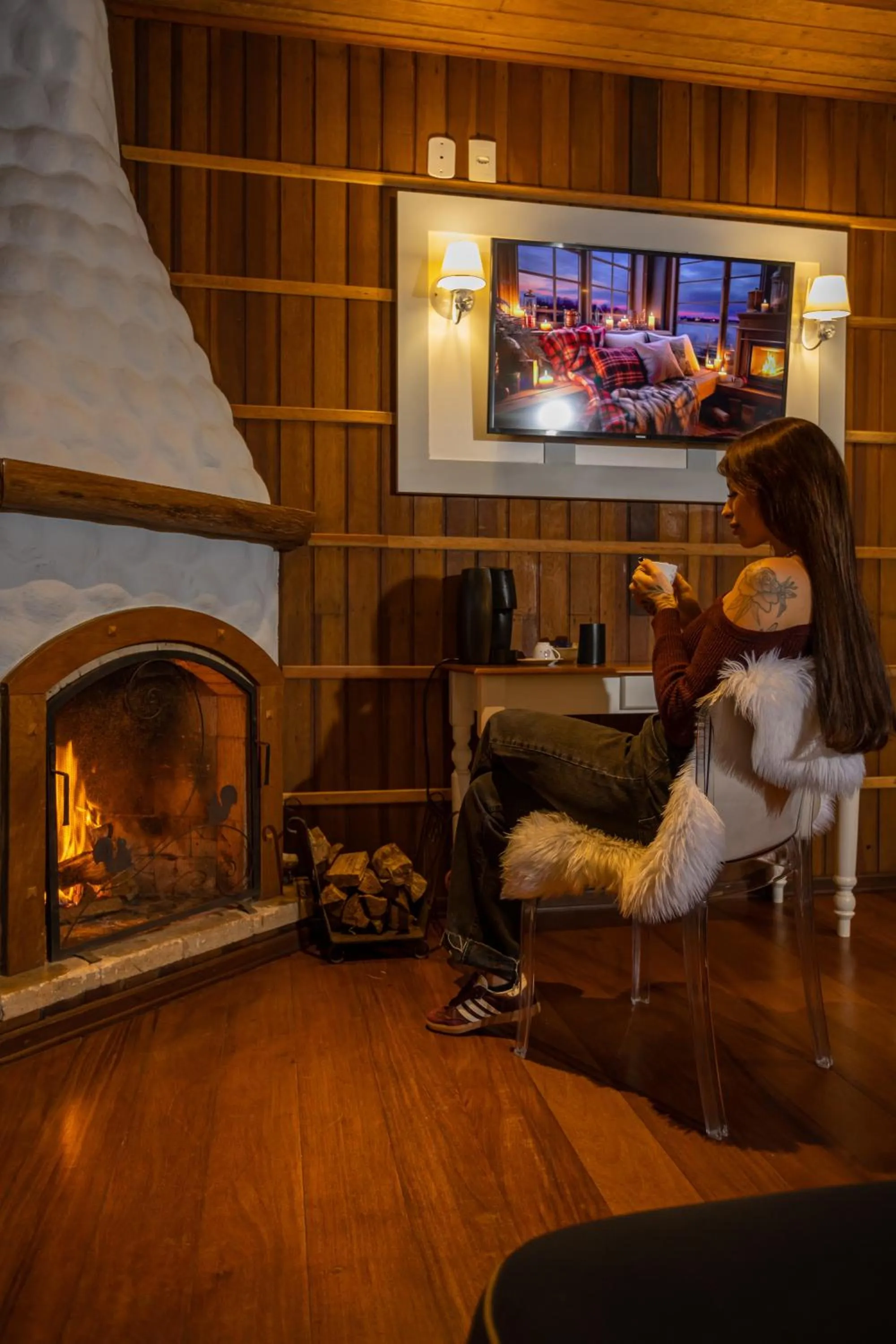 TV and multimedia in Pousada & Spa Cantos e Contos