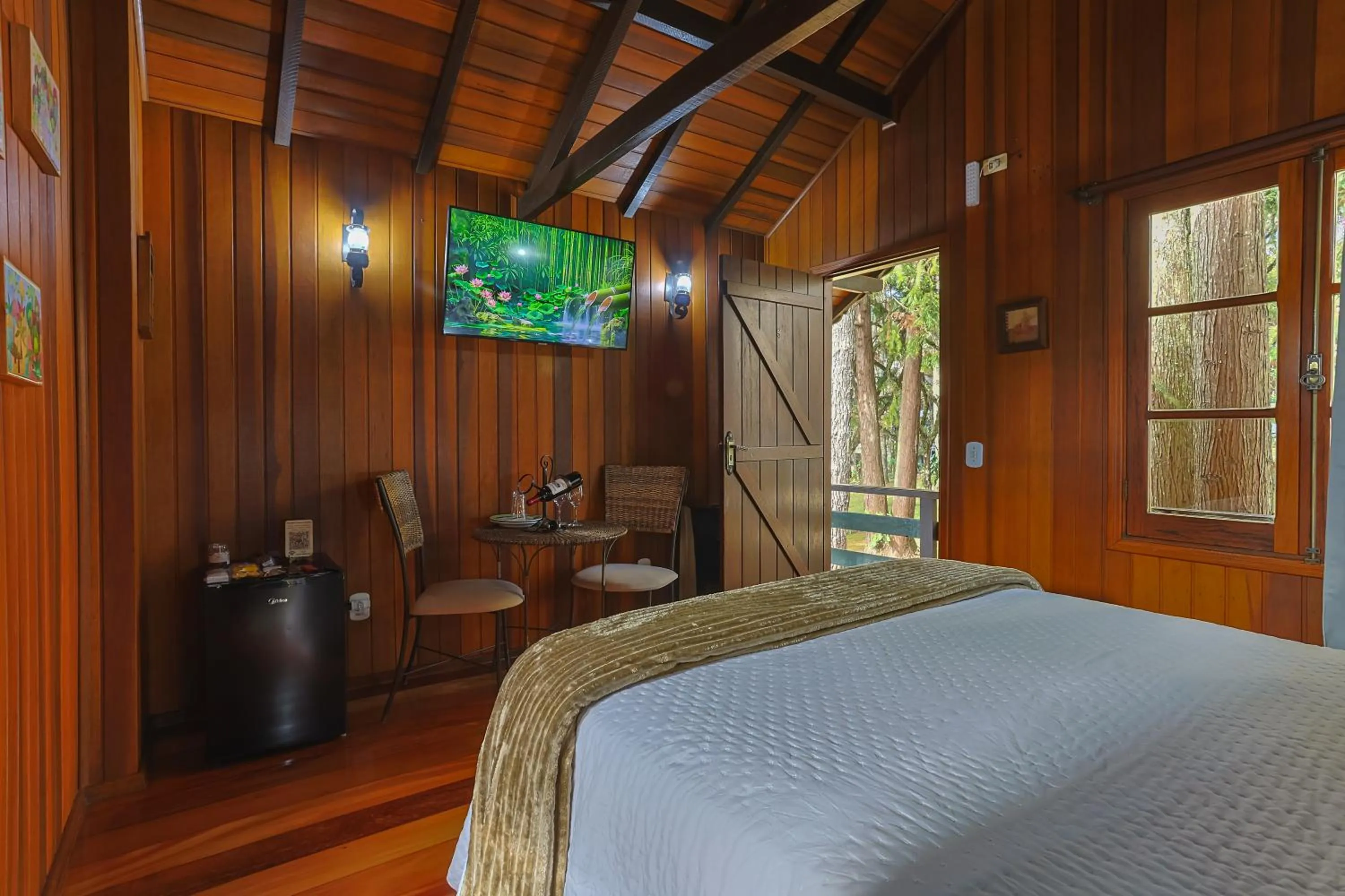 Bedroom, Bed in Pousada & Spa Cantos e Contos