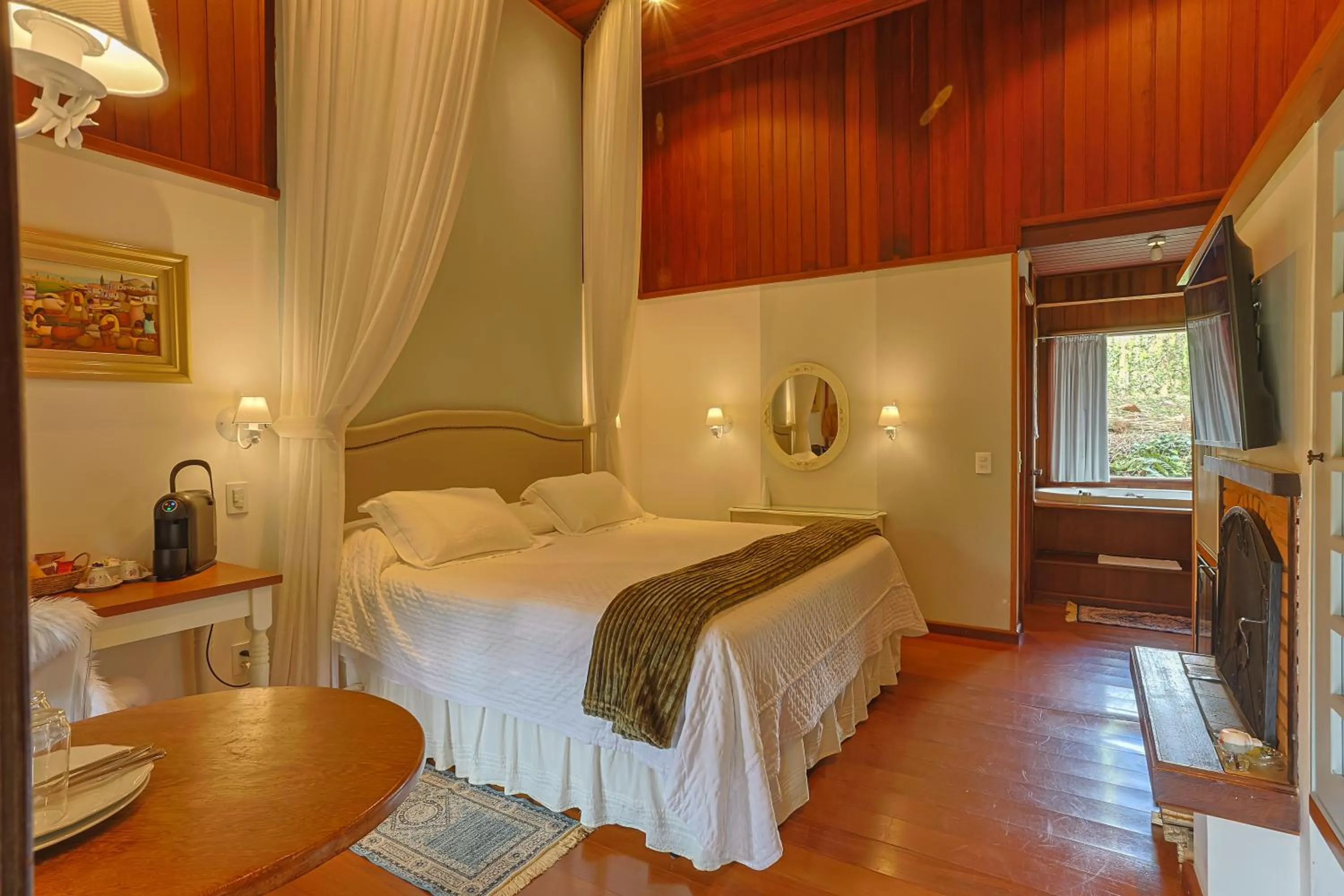 Bedroom, Bed in Pousada & Spa Cantos e Contos