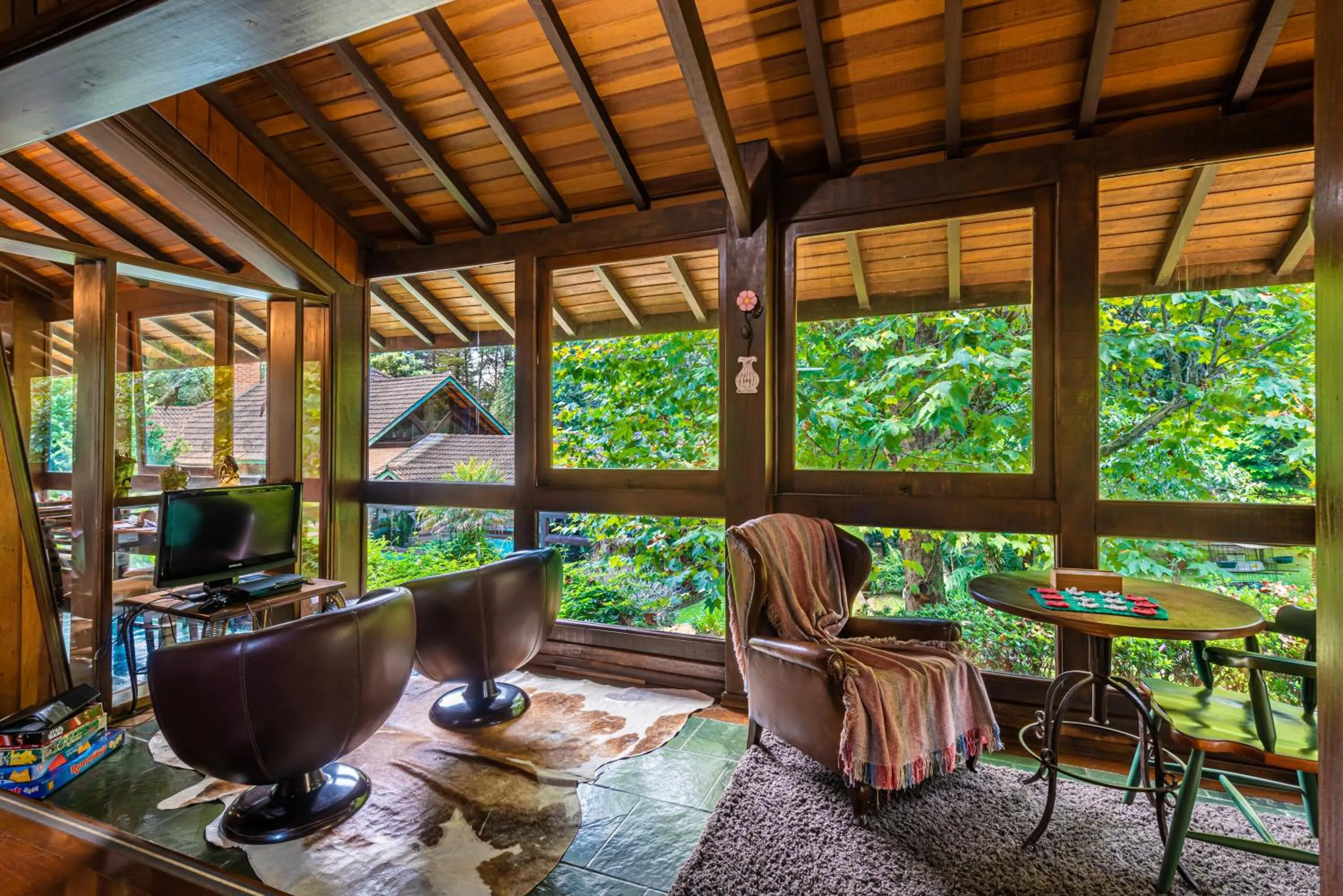 Living room in Pousada & Spa Cantos e Contos