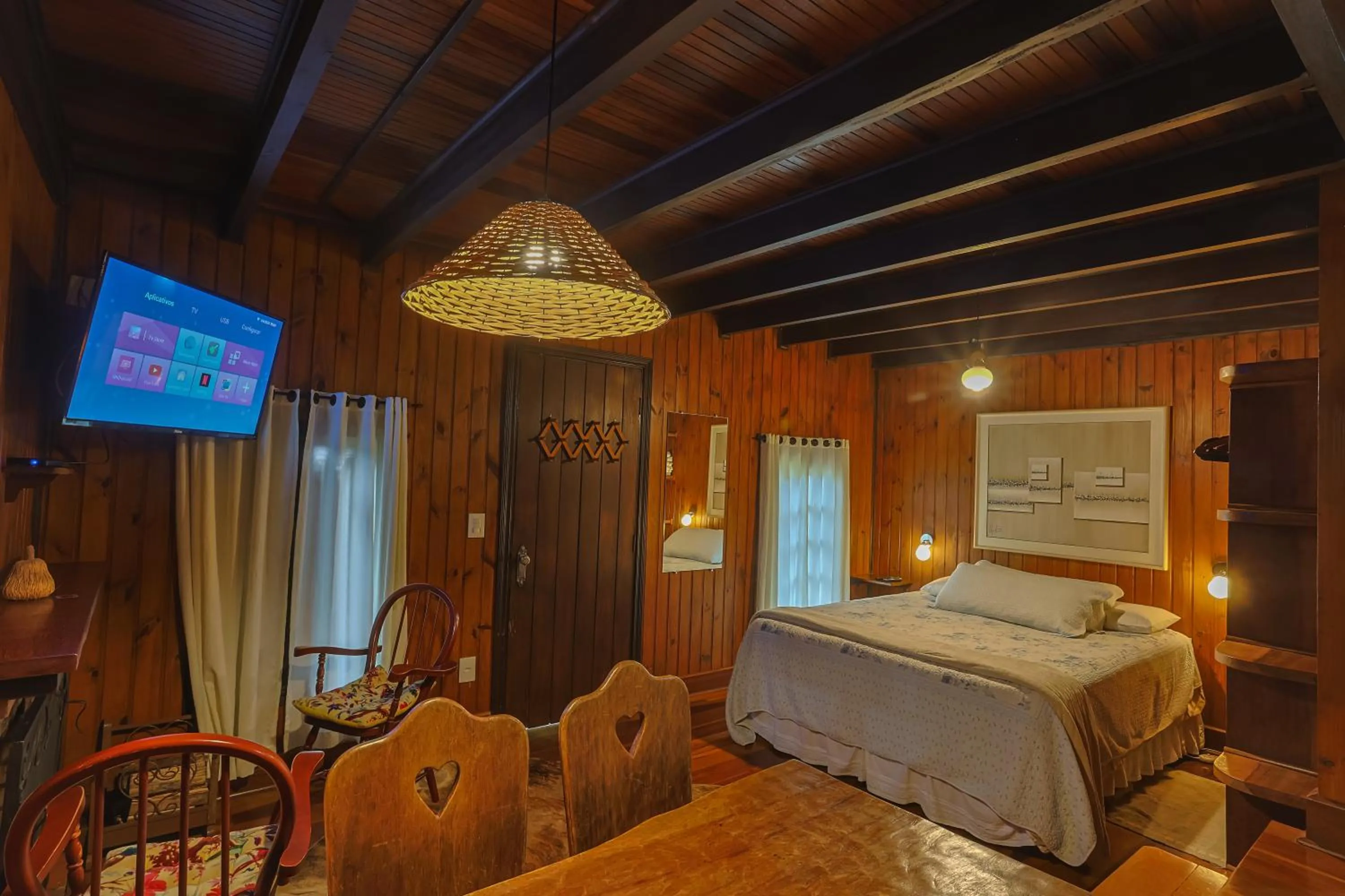 Bedroom, Bed in Pousada & Spa Cantos e Contos