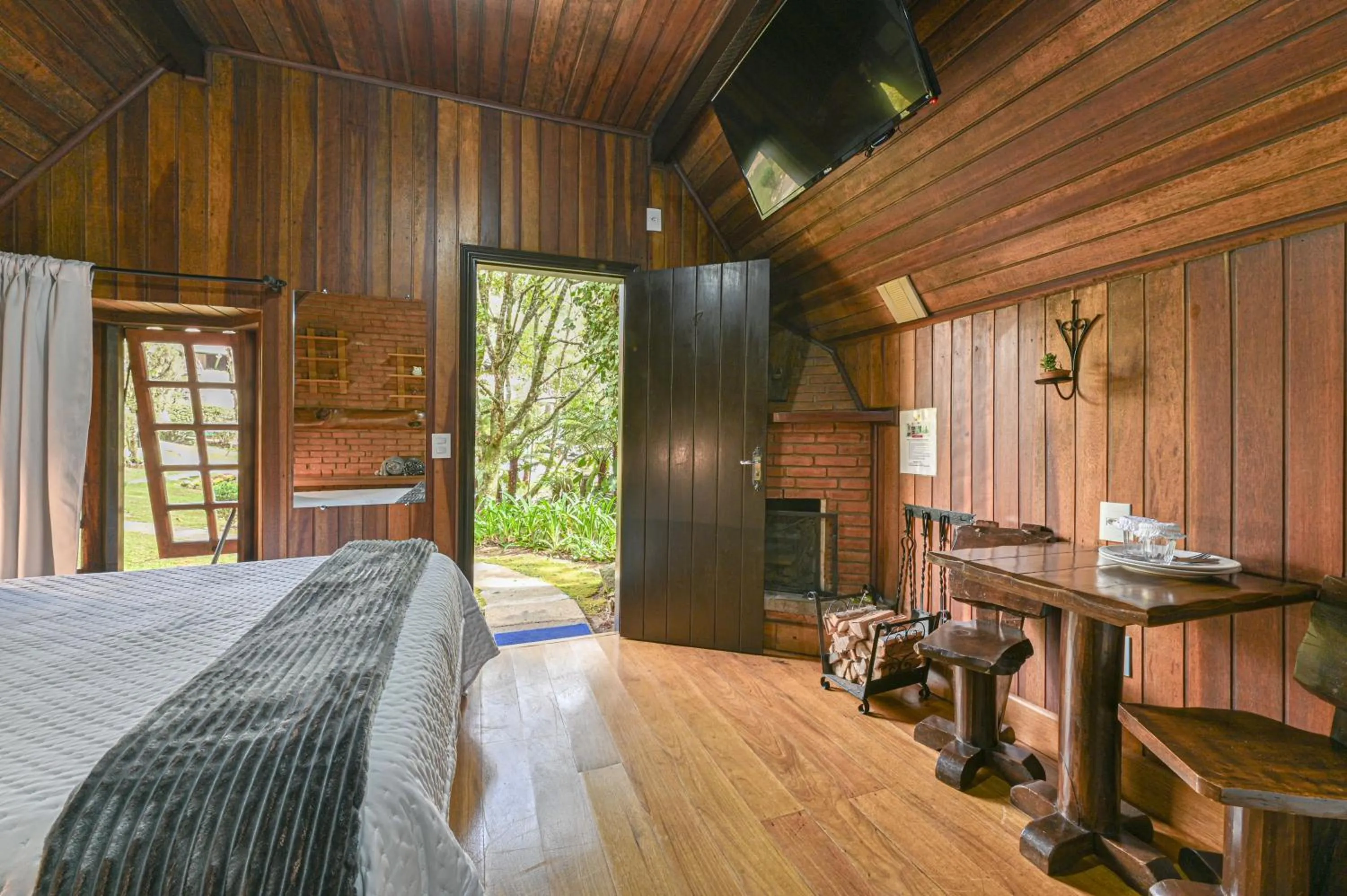 Bedroom, Bed in Pousada & Spa Cantos e Contos