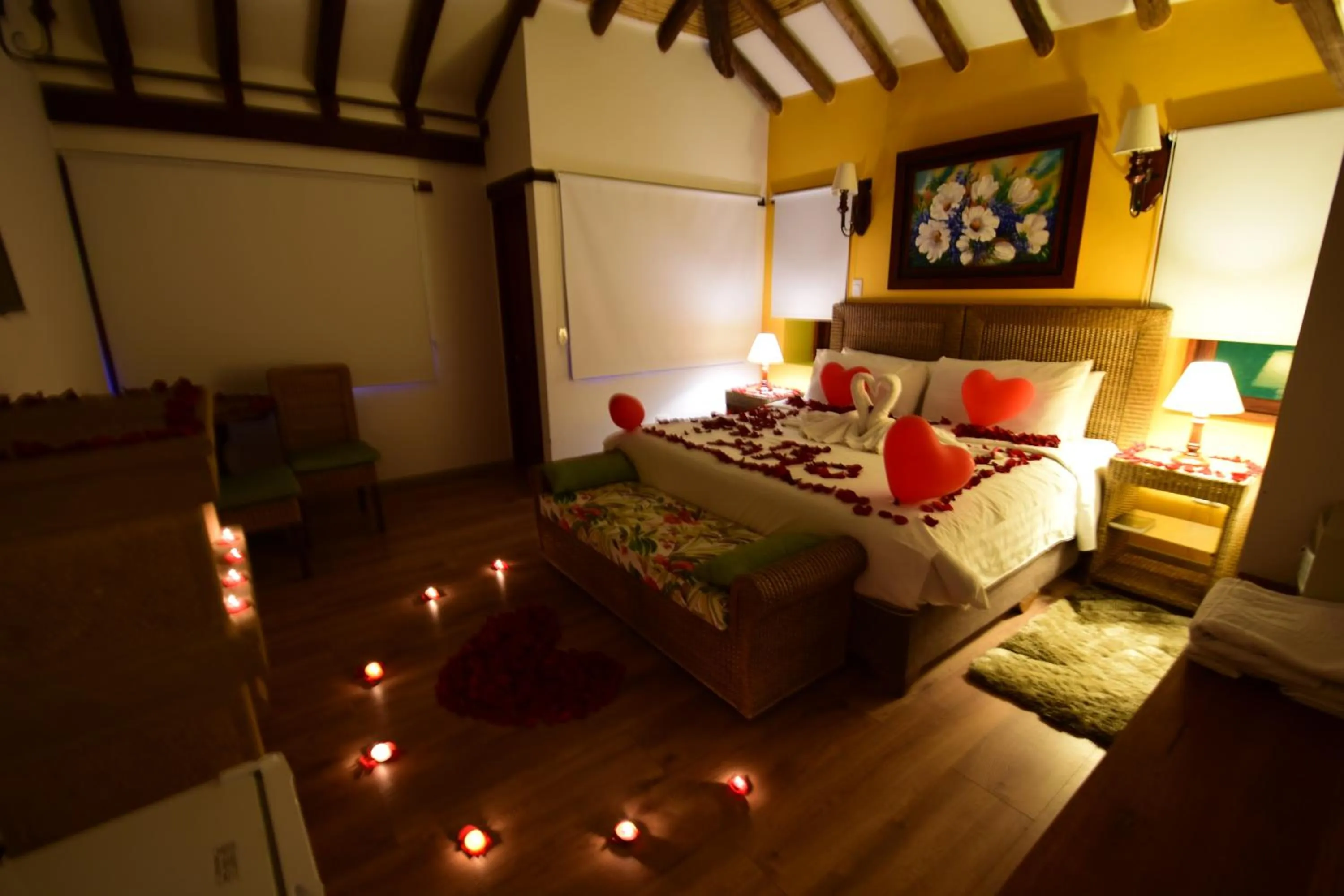 Bed in Hotel Campanario de la Villa