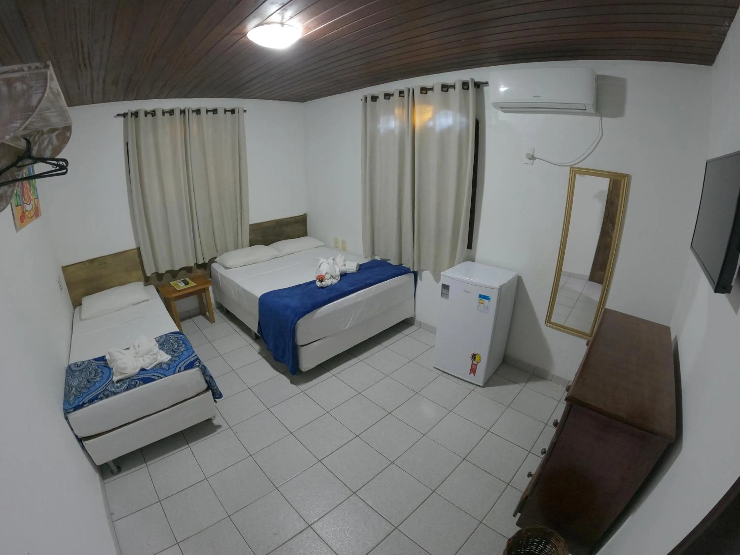 Photo of the whole room, Bed in Pousada Uba-Rio Porto de Galinhas