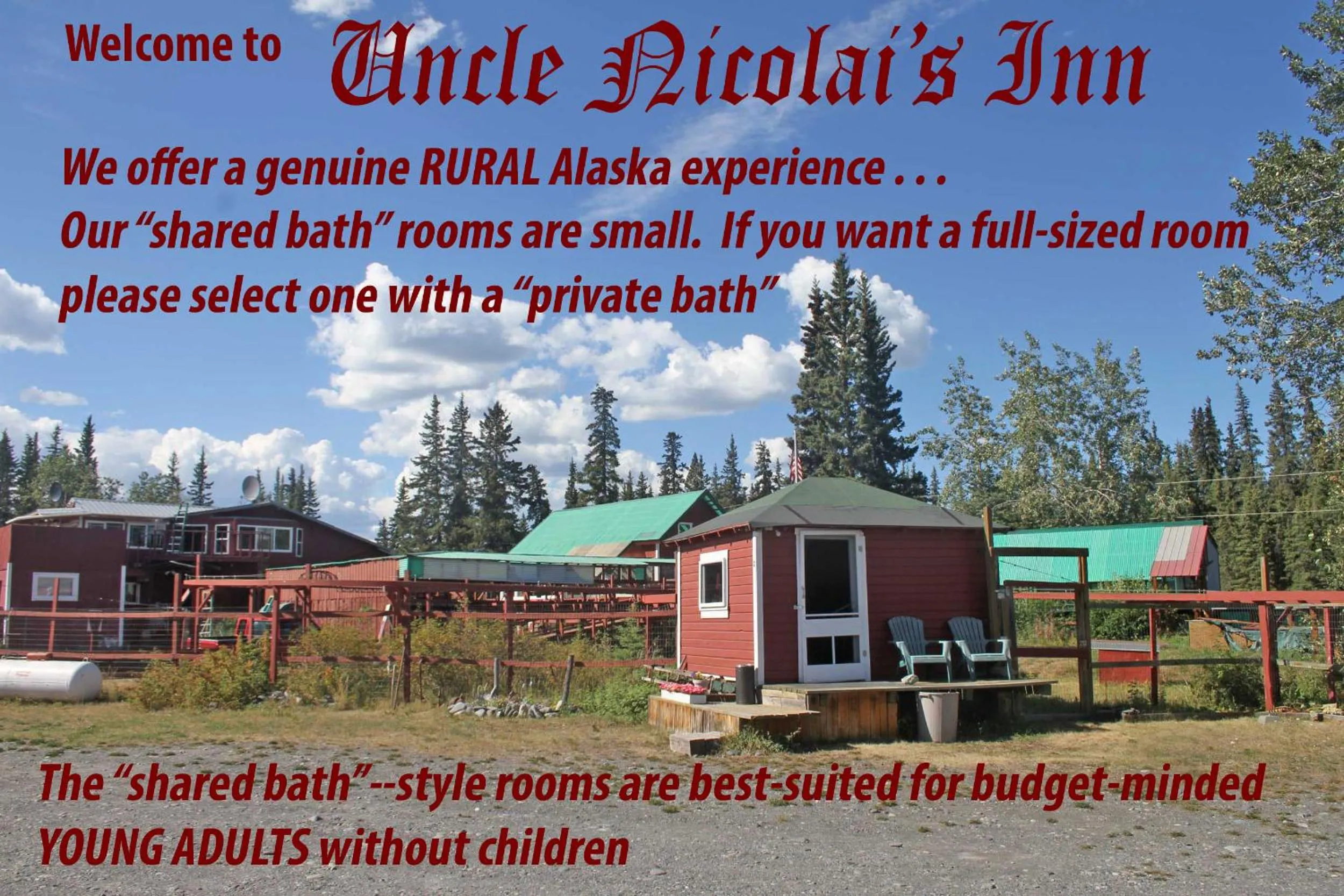 Property building in Uncle Nicolai's Inn B&B