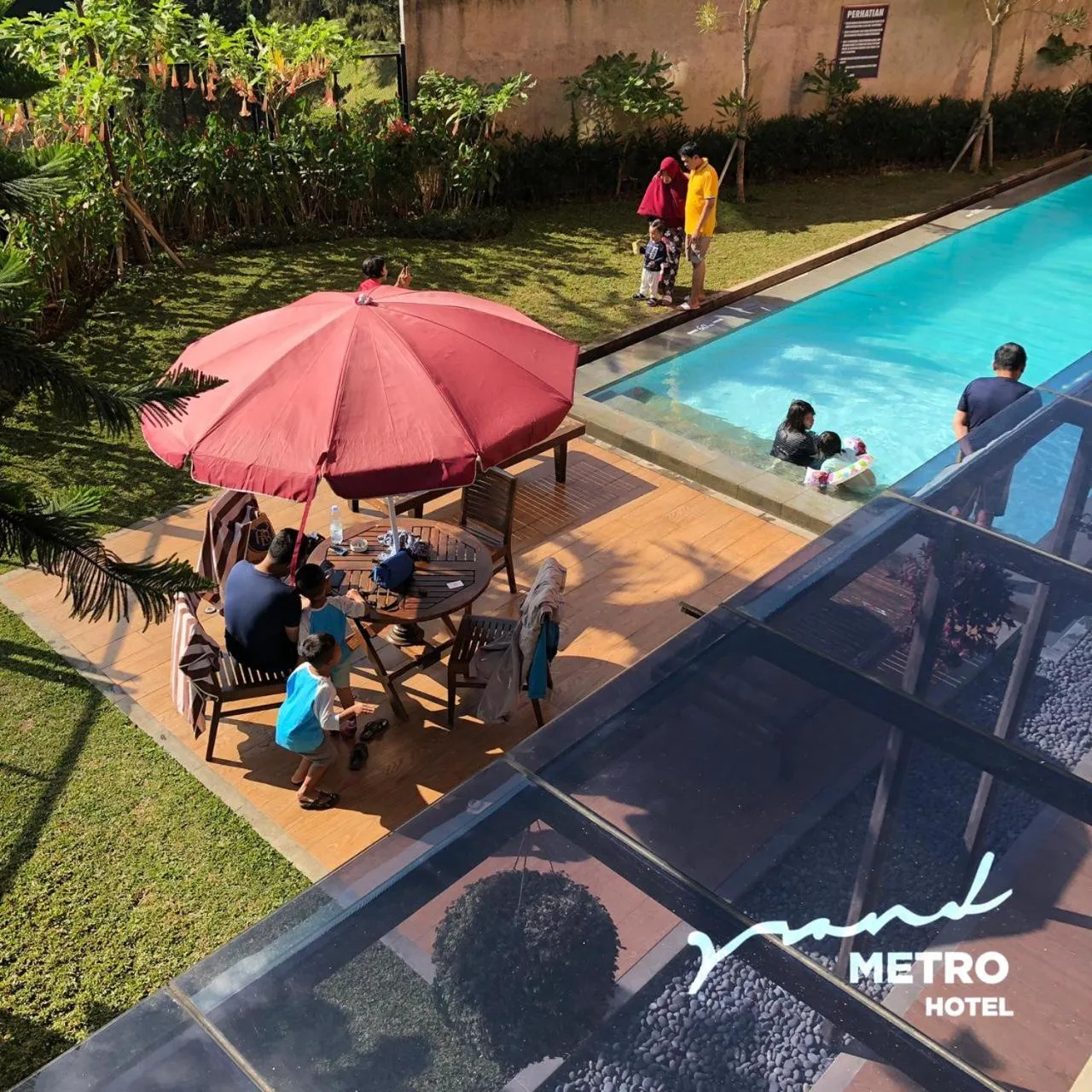 Balcony/Terrace in Grand Metro Hotel Puncak