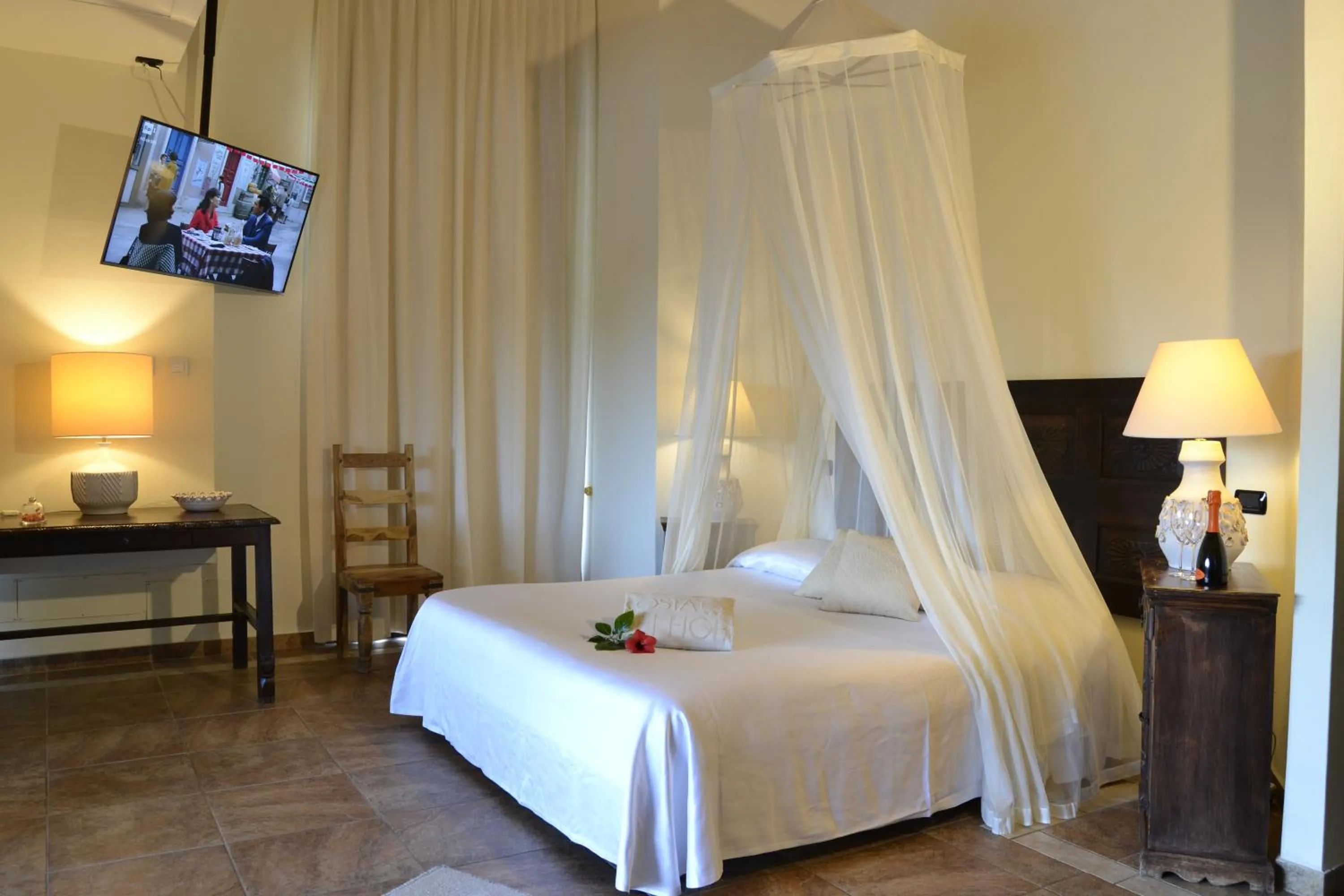 Bed in Hotel Costa dei Fiori