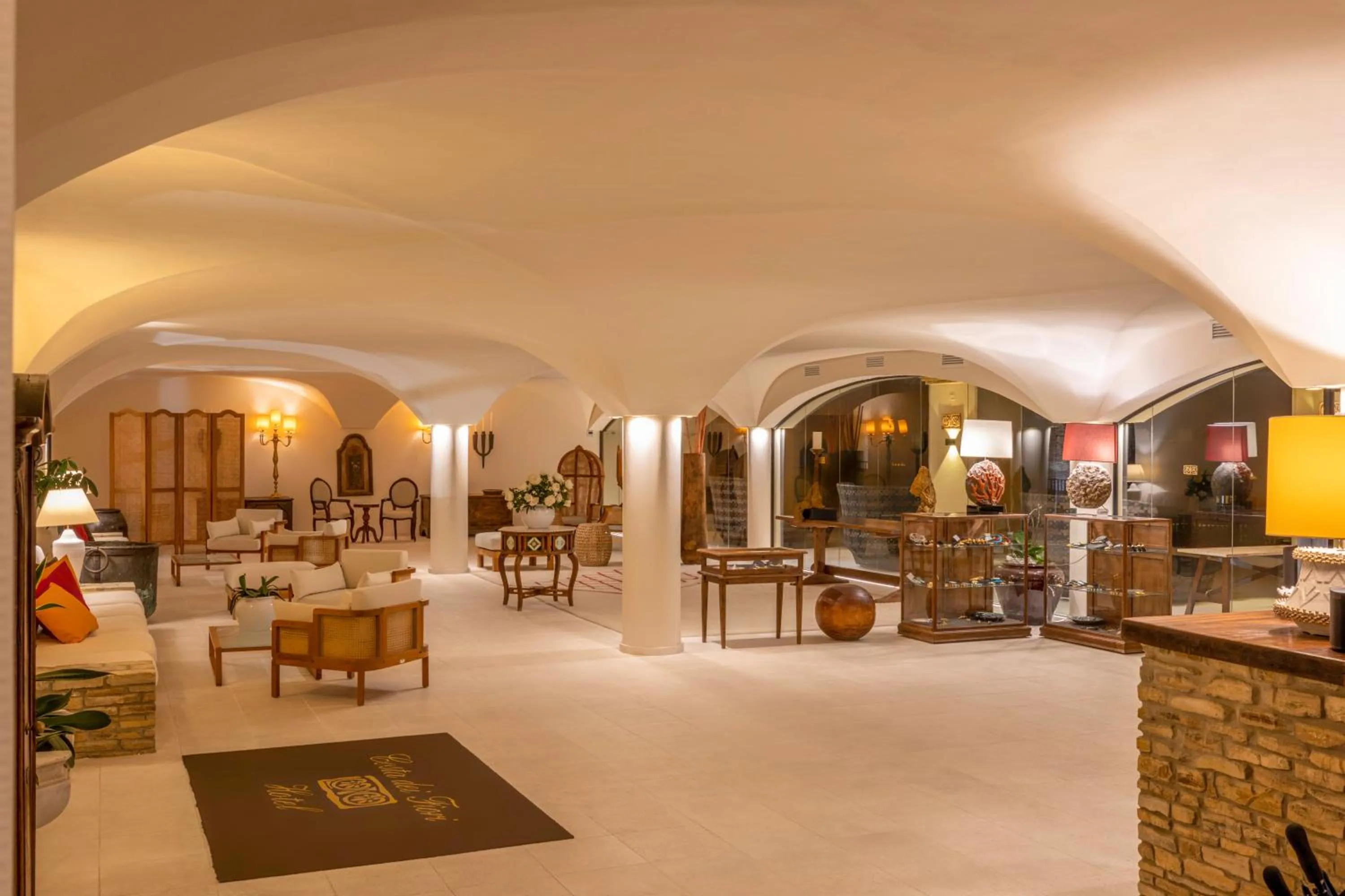 Lobby or reception in Hotel Costa dei Fiori