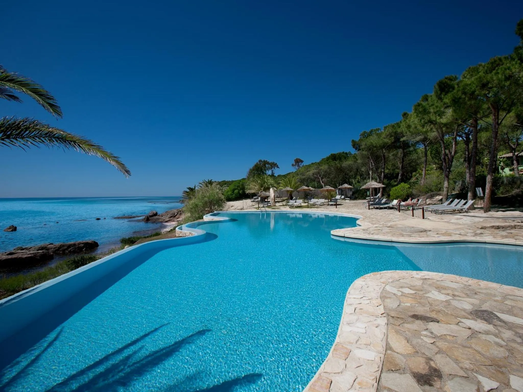 Swimming pool in Hotel Costa dei Fiori